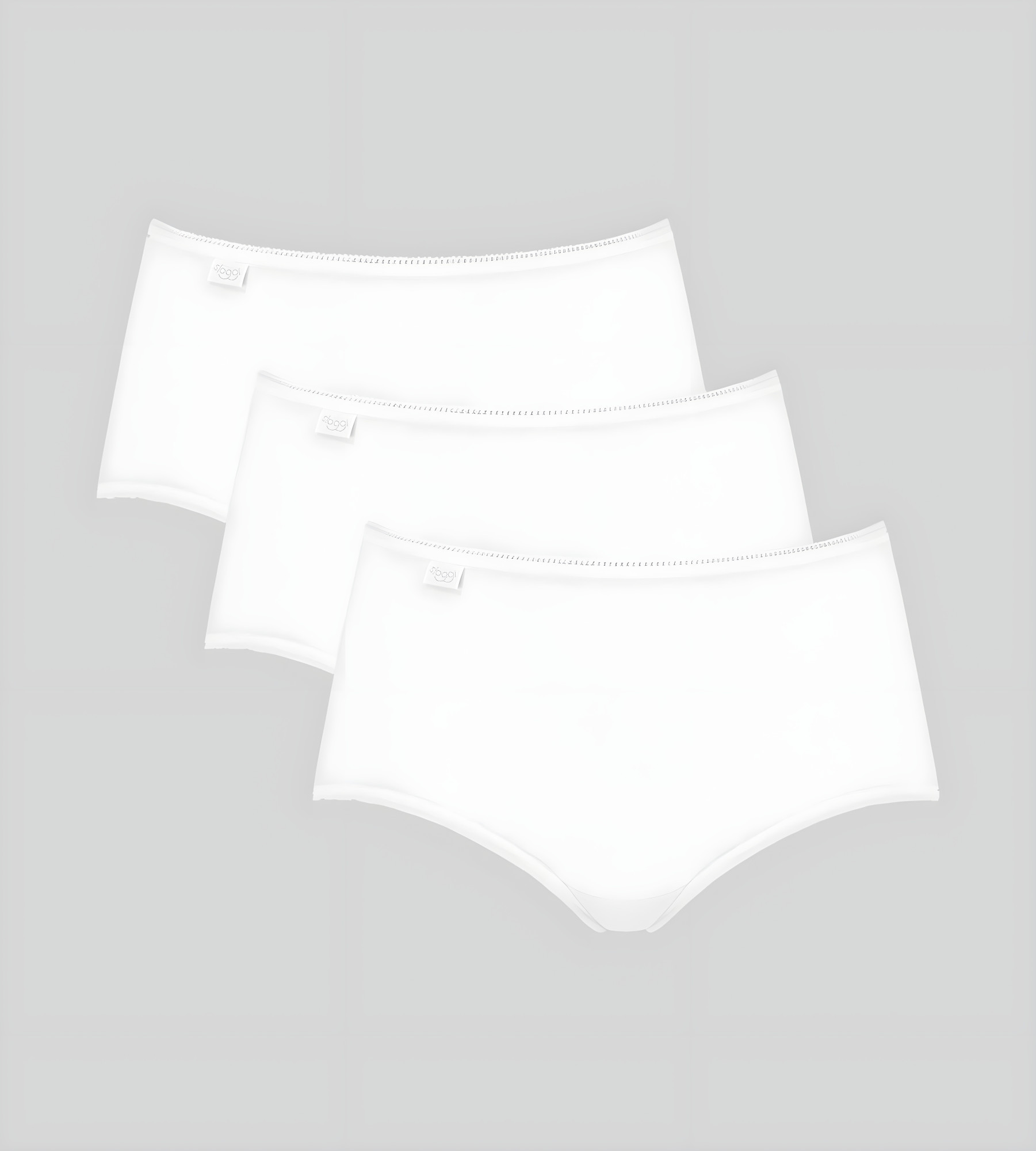 Dámské kalhotky Sloggi 24/7 Cotton Midi C3P bílé WHITE 38