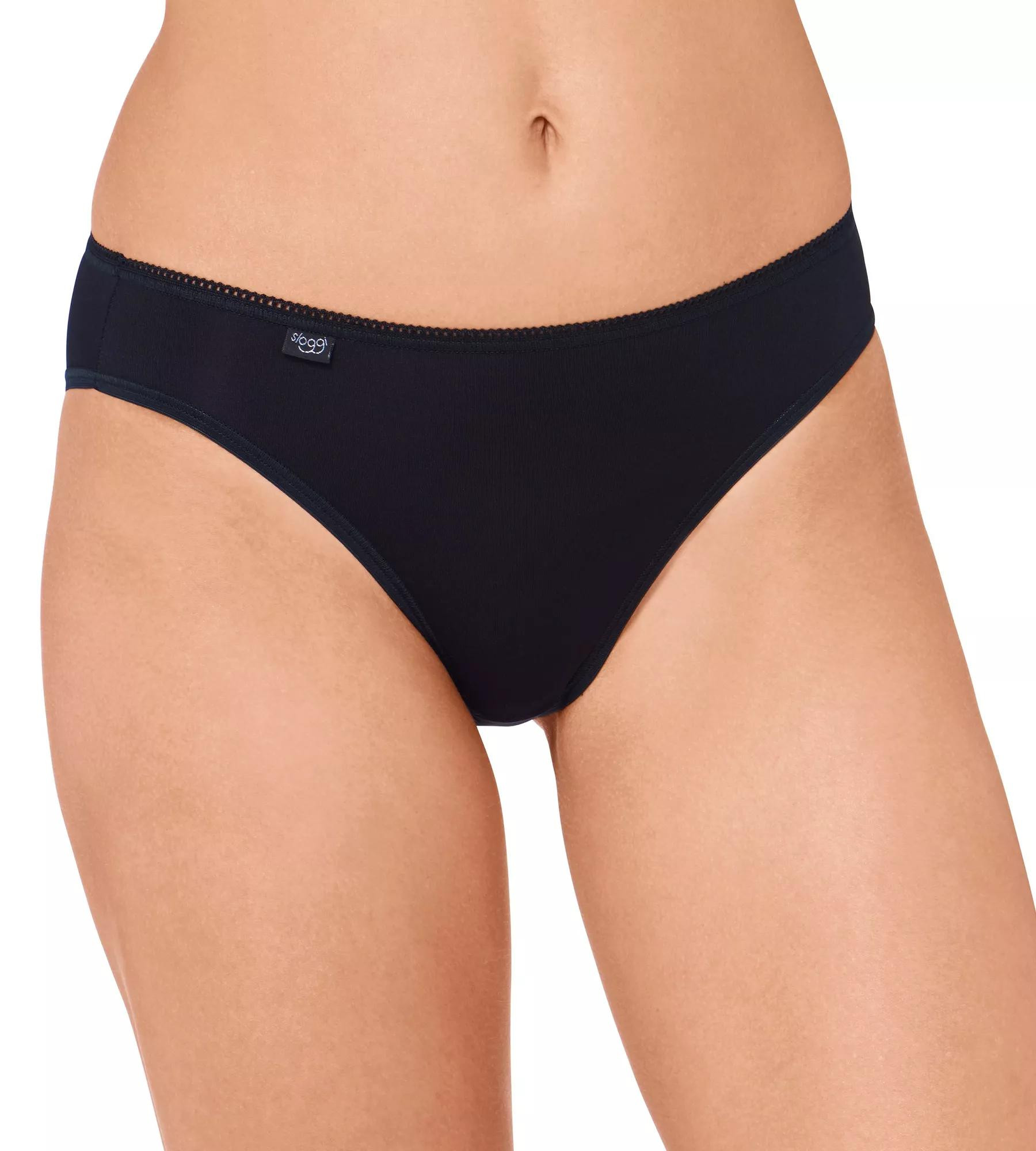Sloggi 24/7 Microfibre - Tai kalhotky 3×: ultra hebké pohodlí Sloggi BLACK 44