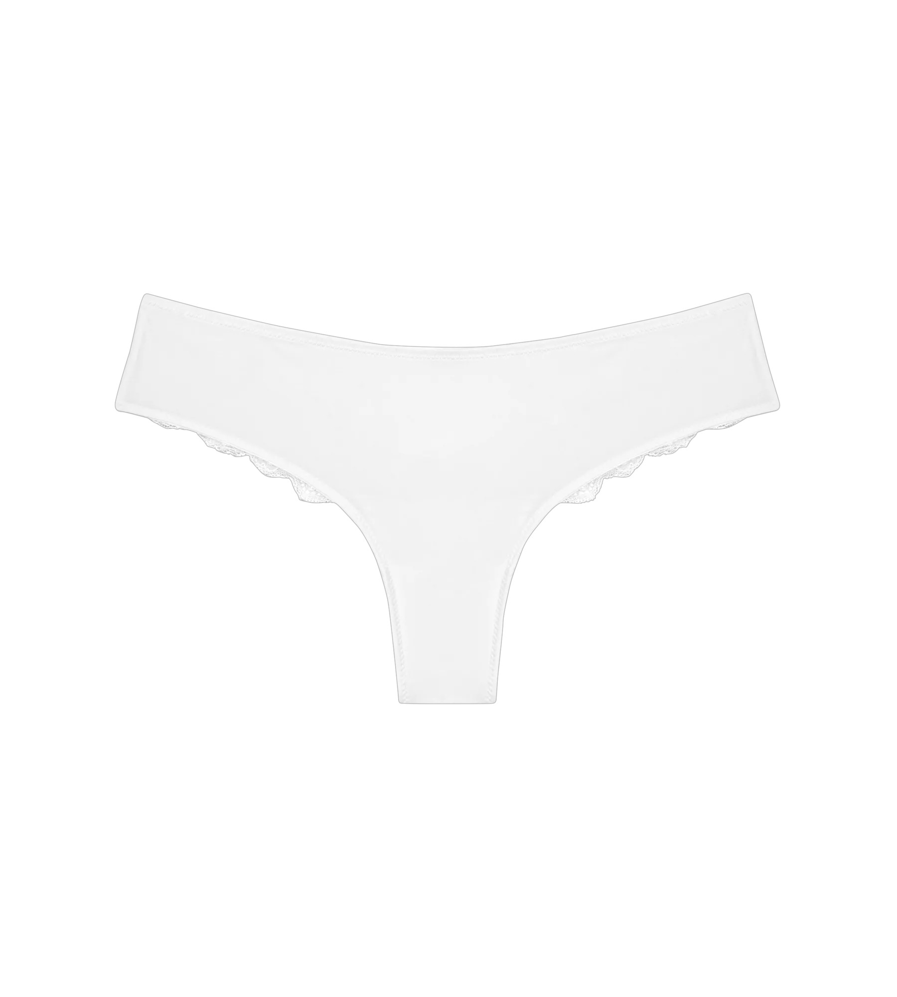Triumph - Lovely Micro String: brazilský střih s jemnou krajkou Triumph WHITE M (obrázek 3)