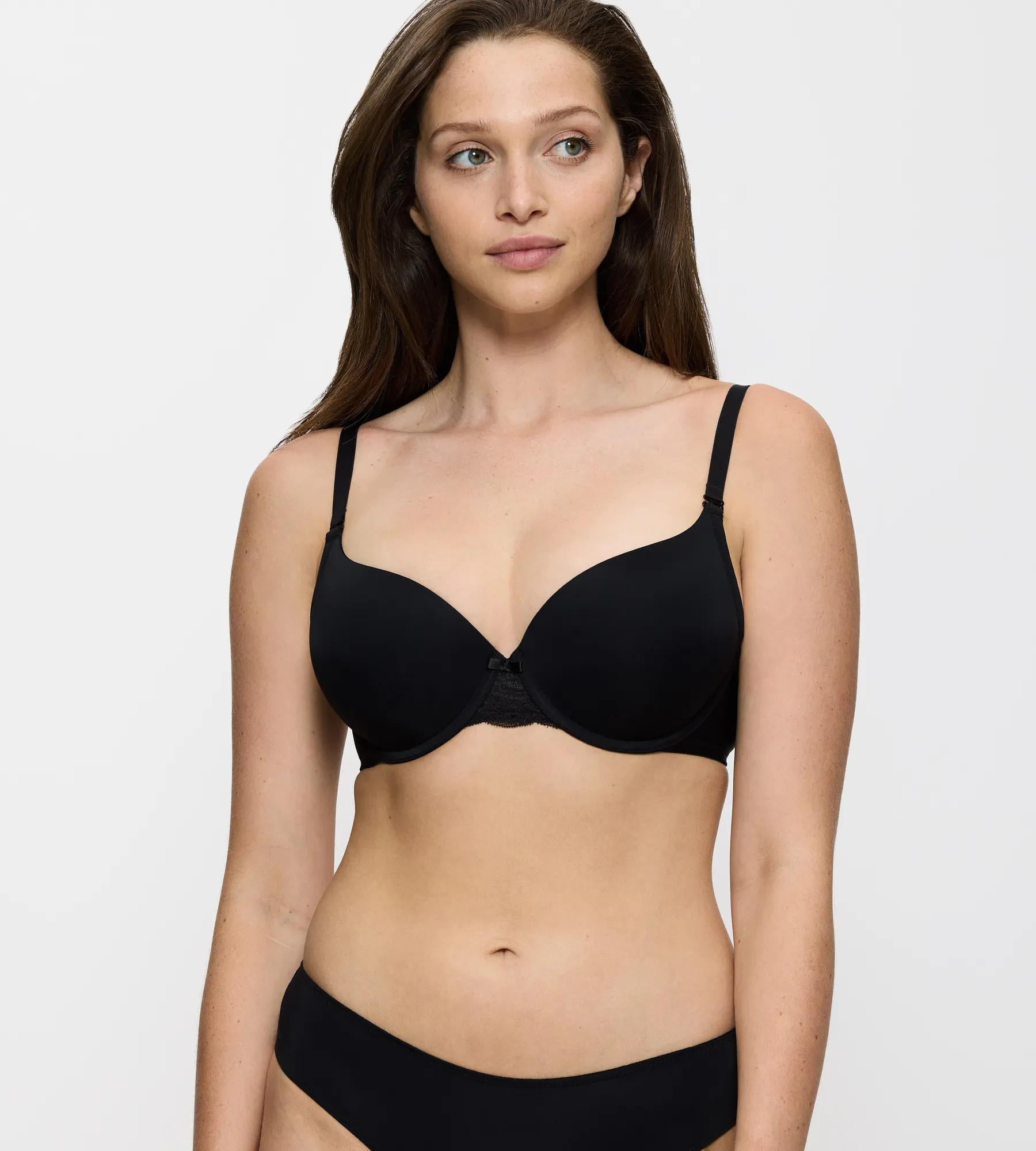Triumph LOVELY MICRO – polstrovaná podprsenka s kosticemi a variabilními ramínky Triumph BLACK 80C