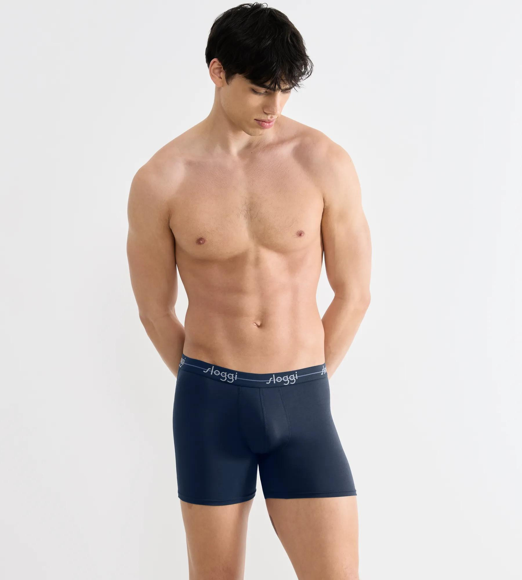 Sloggi Men Start - 2× Sloggi mäkké bavlnené pánske šortky VIOLET 6
