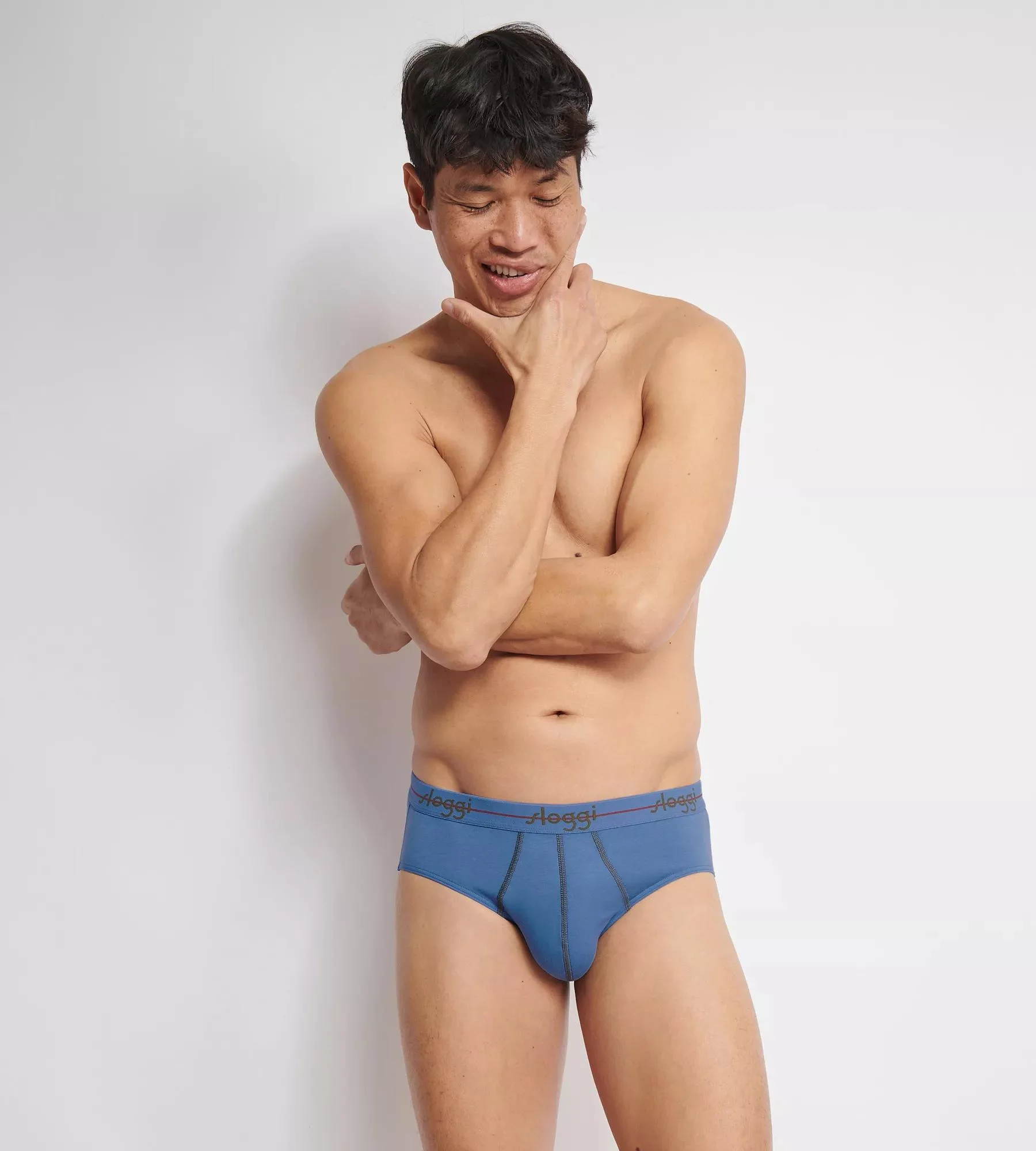 Pánské slipy Start Midi C2P box - GREEN - zelené 0031 - SLOGGI GREEN 7