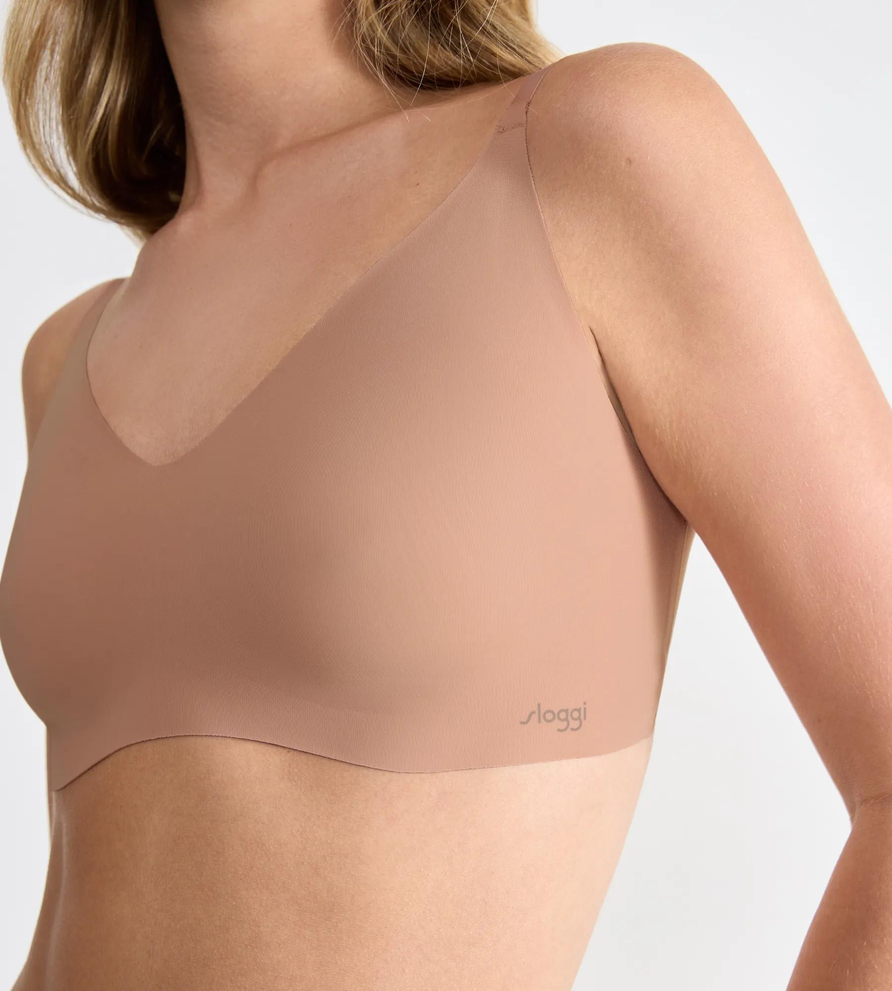 Dámská podprsenka ZERO Microfibre 2.0 Bralette - CAMEO BROWN - hnědá 00ME - SLOGGI BROWN M (obrázek 6)