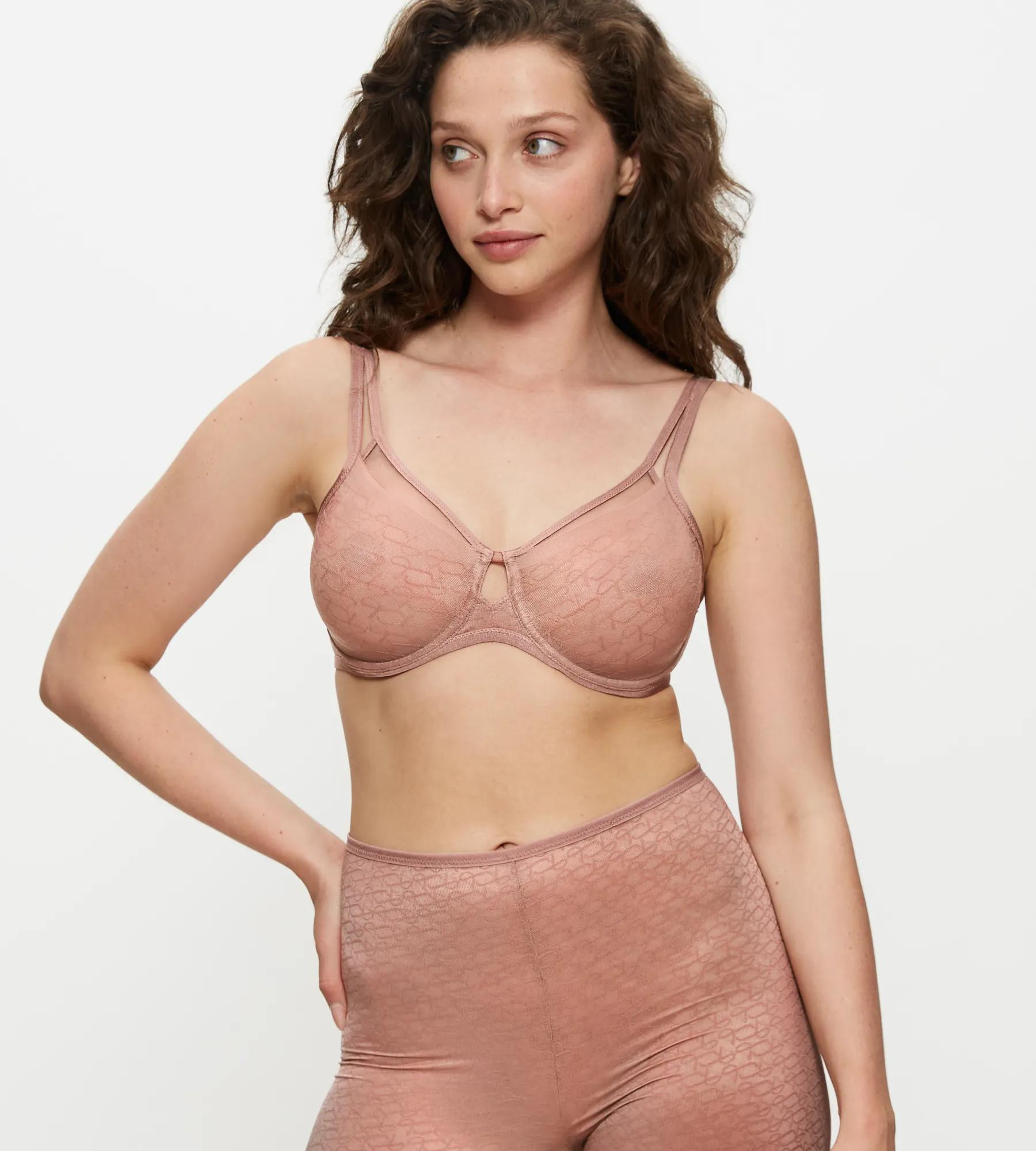 Dámská podprsenka Triumph Signature Sheer W01 EX - TOASTED ALMOND - mandlová 6901 - TRIUMPH BROWN 75G