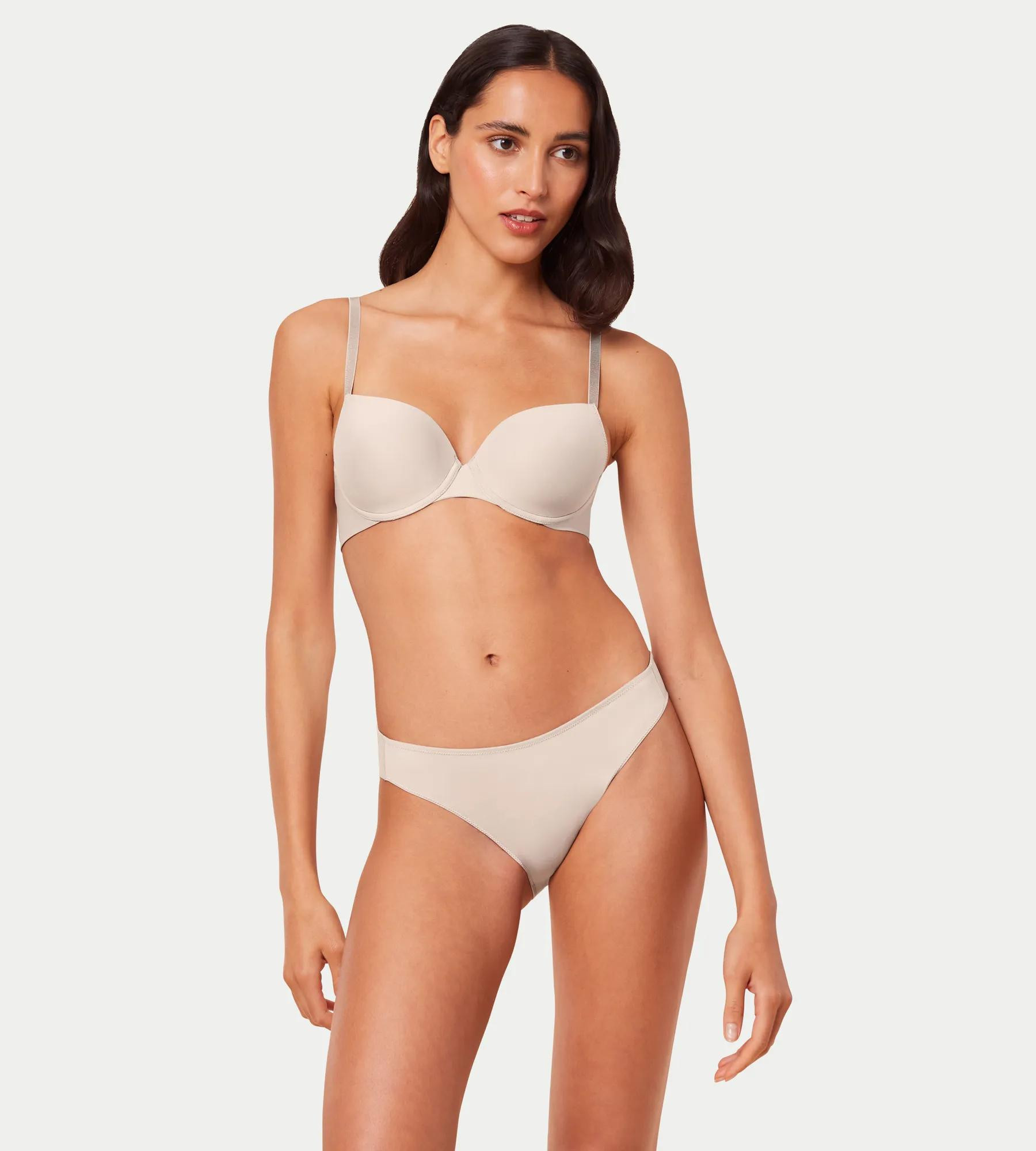Dámská podprsenka Pure Micro WHP - CAMEO BEIGE - ecru 00DL - TRIUMPH CAMEO BEIGE 90C