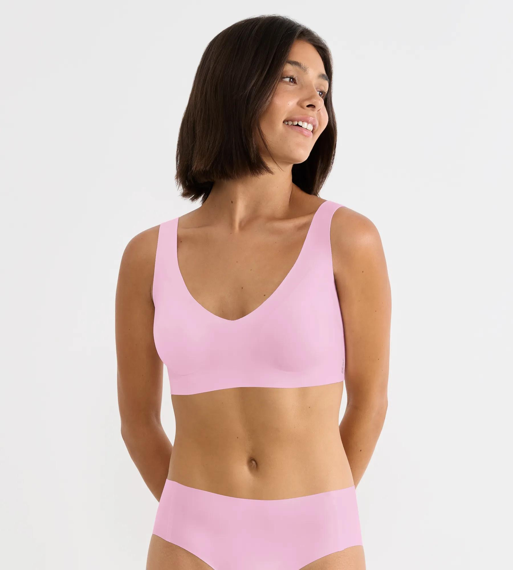sloggi ZERO Feel 2.0 Bralette - PINK - SLOGGI PINK - SLOGGI FLORAL PINK L
