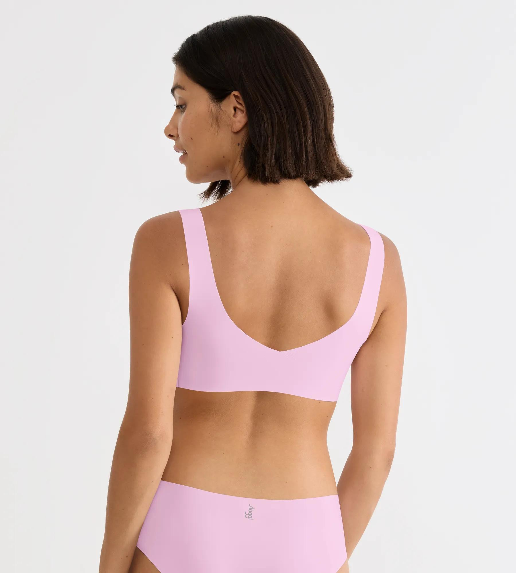 sloggi ZERO Feel 2.0 Bralette - PINK - SLOGGI PINK - SLOGGI FLORAL PINK L (obrázek 6)