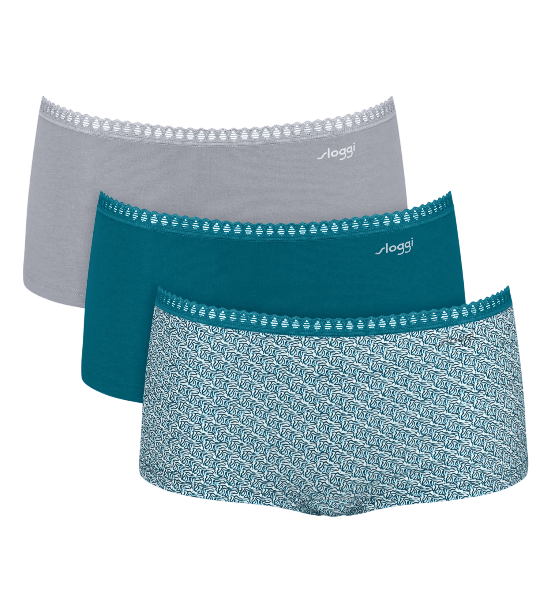 sloggi GO Crush Short C3P - UNKNOWN - SLOGGI UNKNOWN - SLOGGI MULTIPLE COLOURS 22 XS