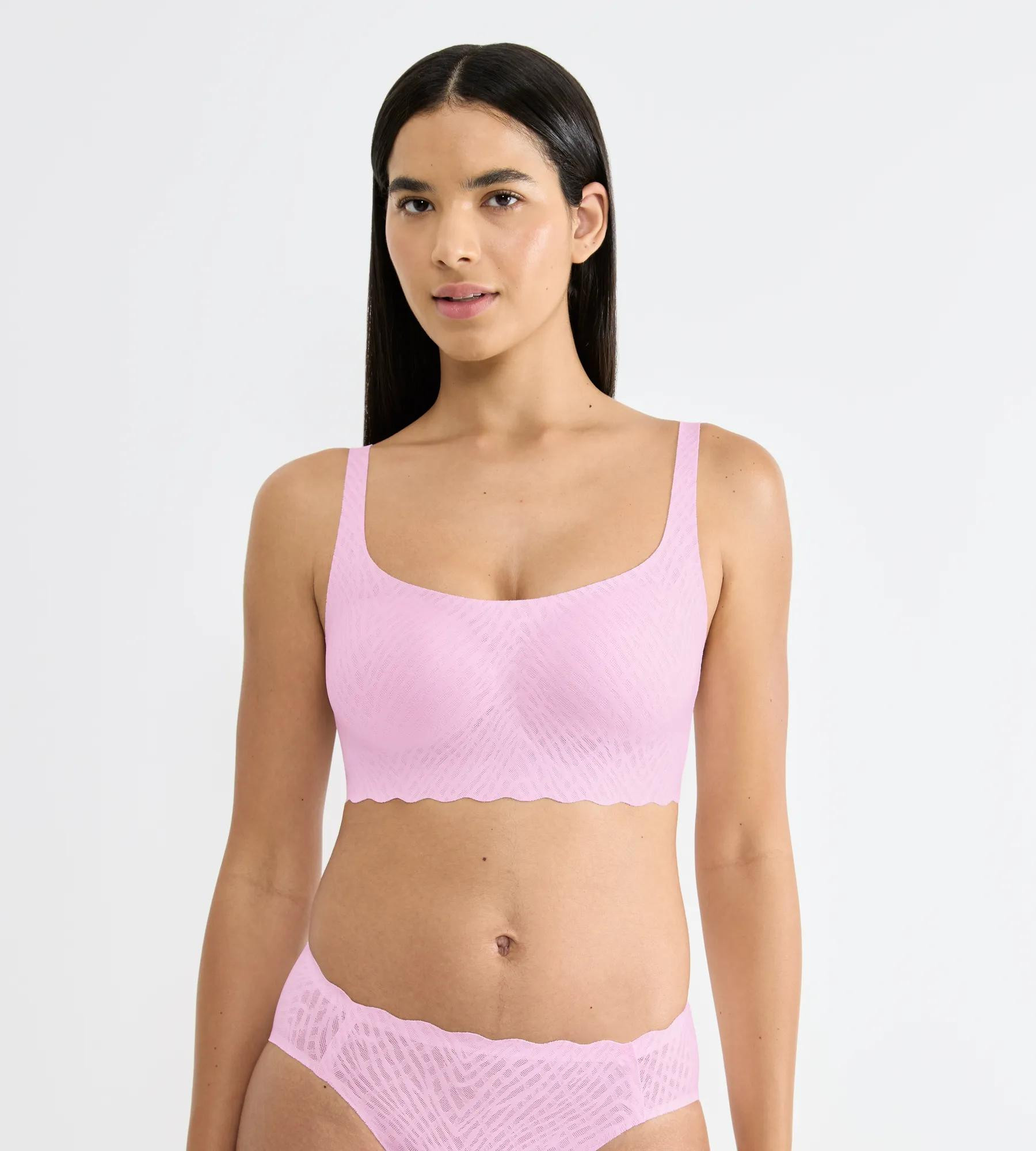 sloggi ZERO Feel Bliss Top - PINK - SLOGGI PINK - SLOGGI FLORAL PINK M