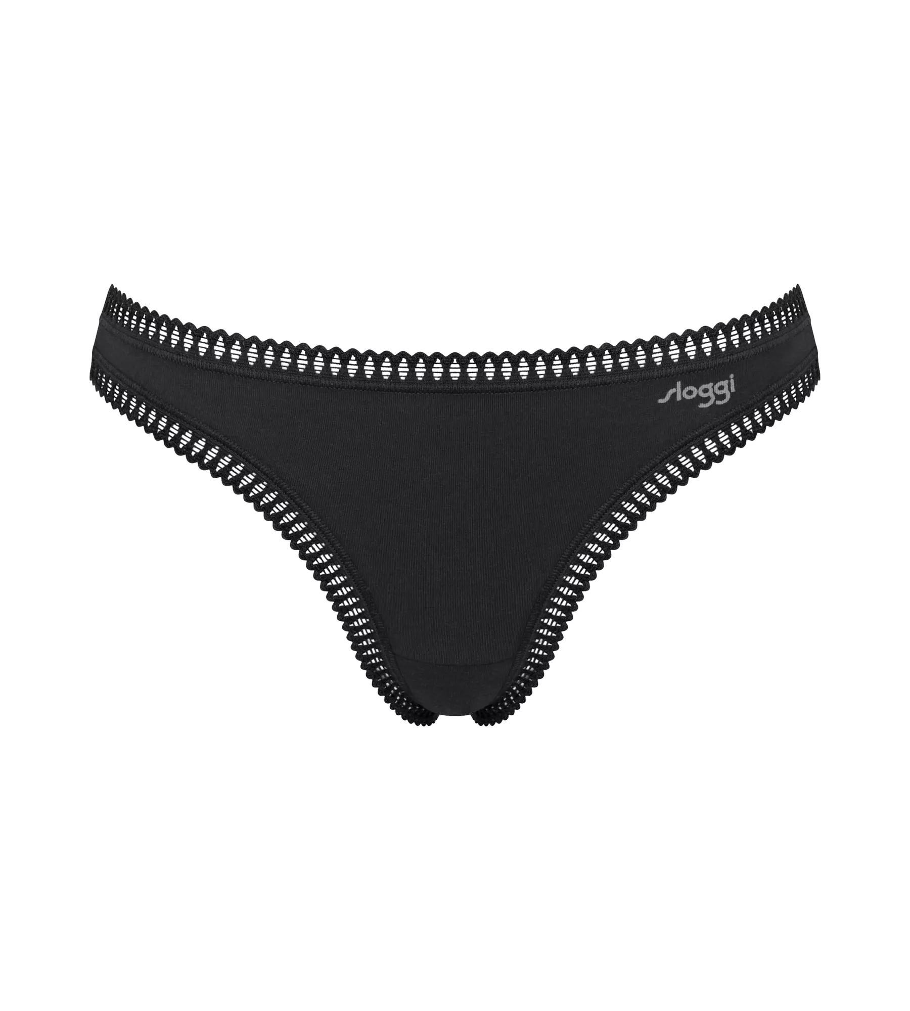 Dámské kalhotky GO Crush String C3P - BLUE - modré M008 - SLOGGI BLUE L (obrázek 9)