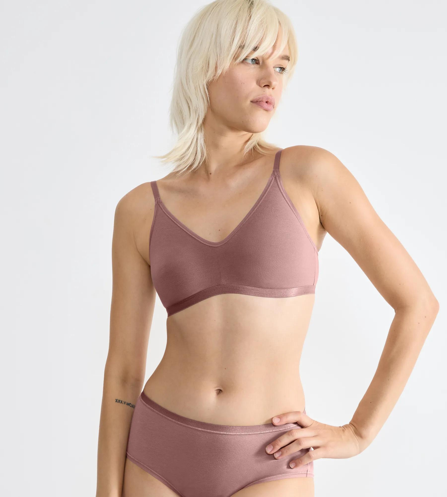 Sloggi GO Daily Cotton – Soft Bra: jemná organická bavlna a bezkosticový komfort Sloggi CACAO S