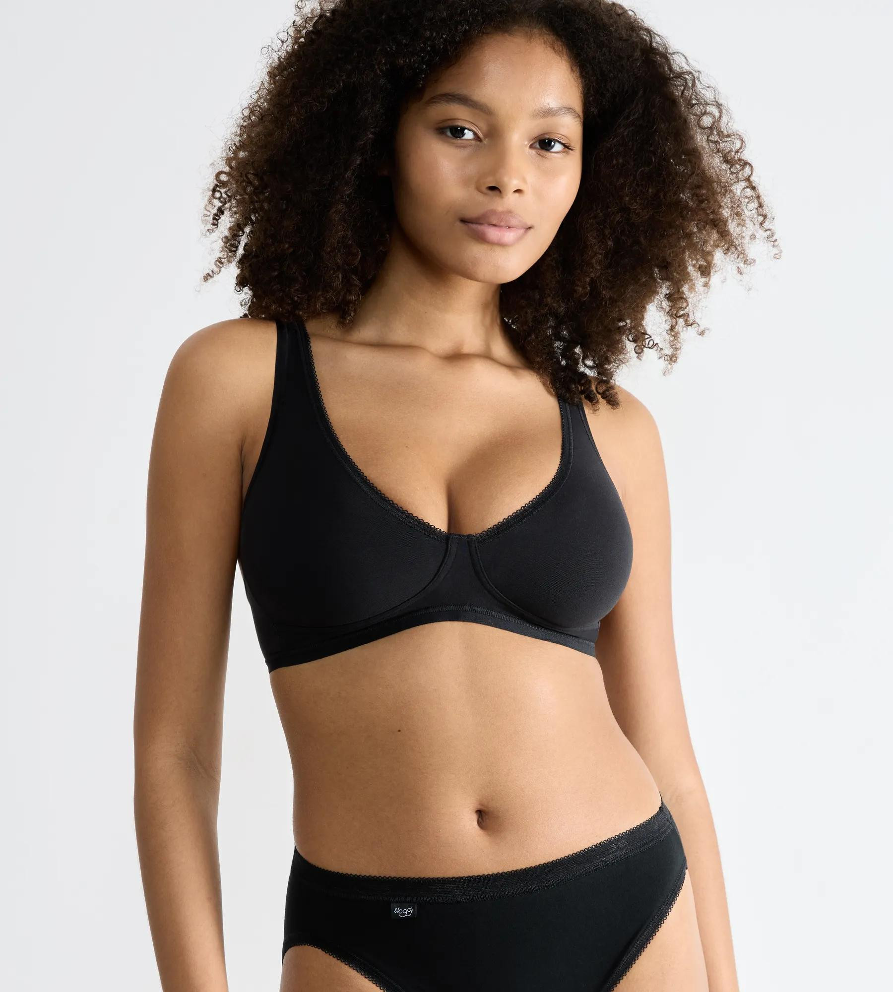 sloggi Basic+ Soft Bra - BLACK - SLOGGI BLACK - SLOGGI 85B