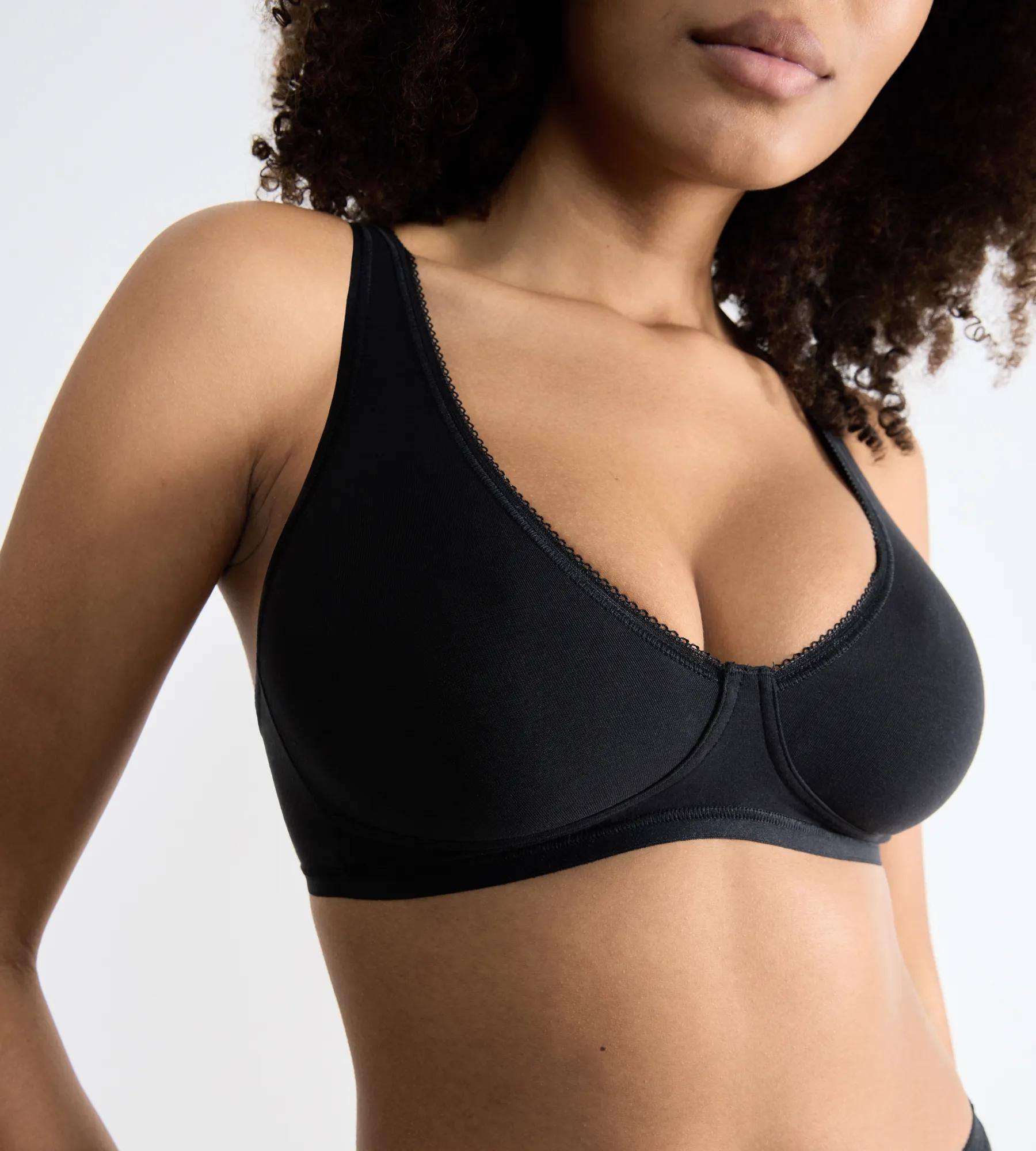 Dámská podprsenka Basic+ Soft Bra - BLACK - černá 0004 - SLOGGI BLACK 75D (obrázek 4)