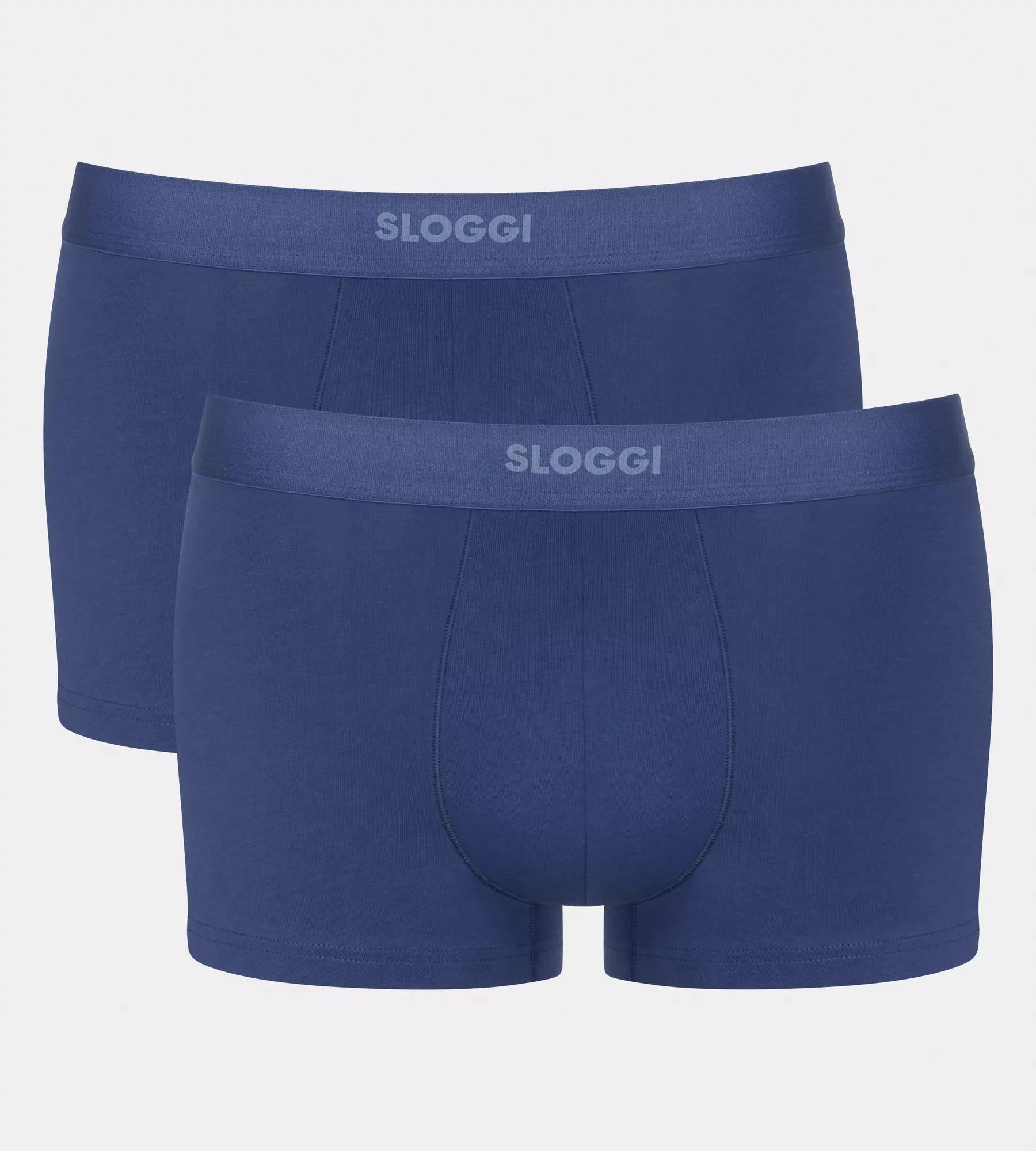 Pánské boxerky EVER Ease Hipster 2P - UNKNOWN - tm. modré 6312 - SLOGGI UNKNOWN M (obrázek 4)