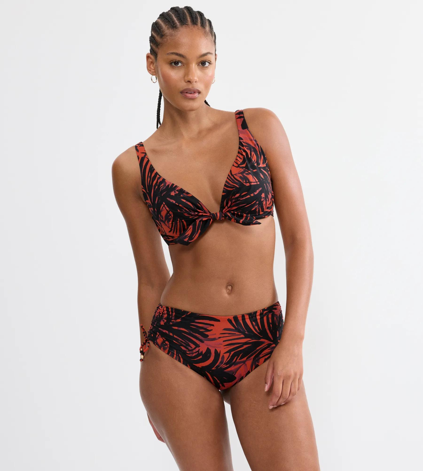 SUMMER PALM – tvarující plavková podprsenka s kosticemi Triumph BROWN 42B