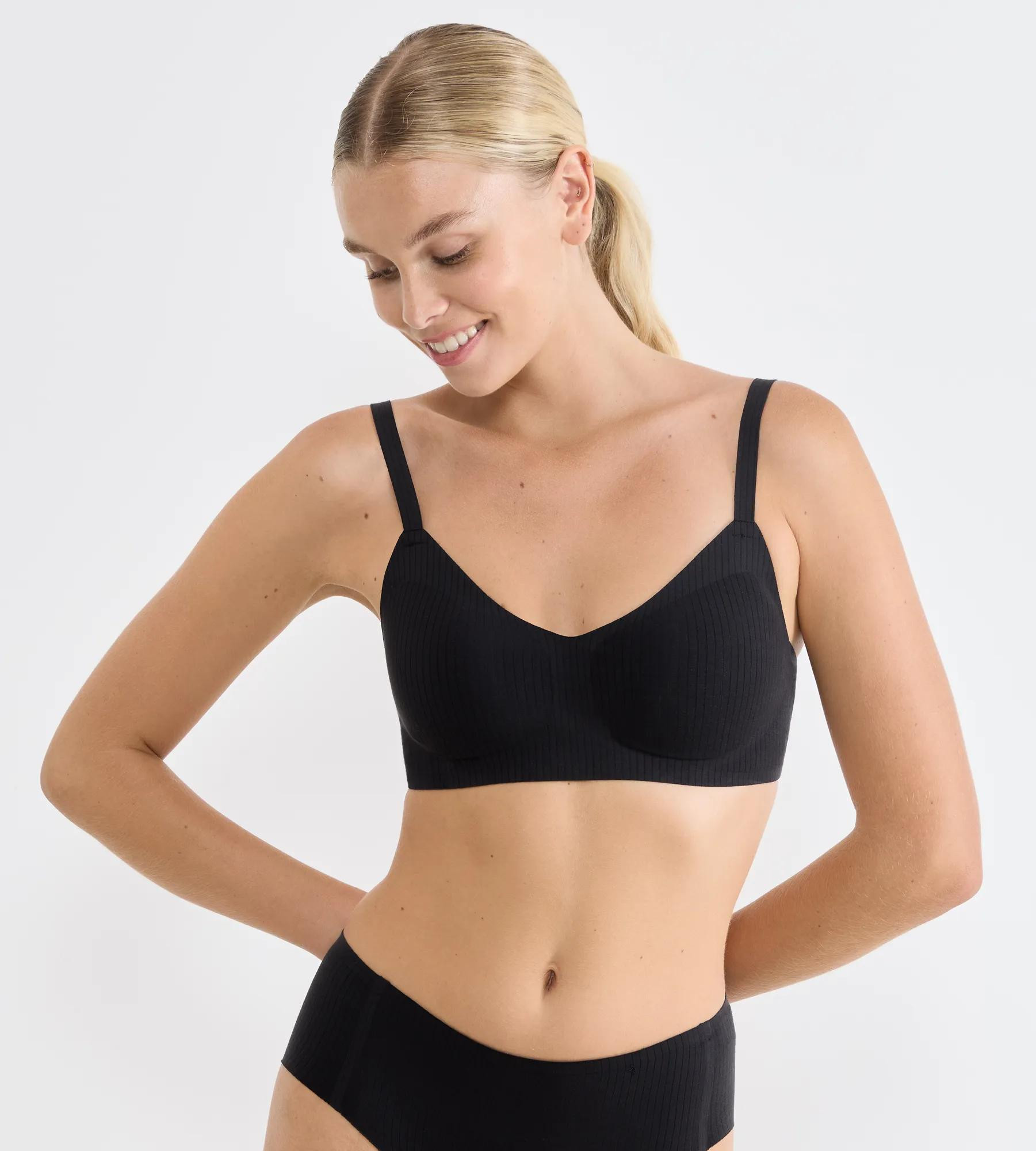 sloggi ZERO Feel Pure Soft bra - BLACK - SLOGGI BLACK - SLOGGI M