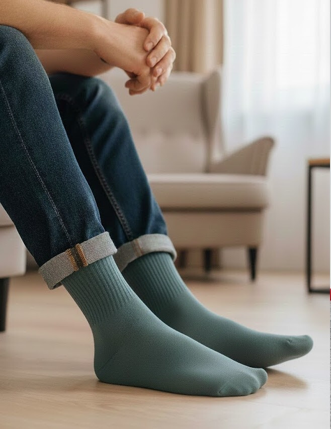 Cerber 0084 pánske ponožky, netlakové 39-47 černá 39-41