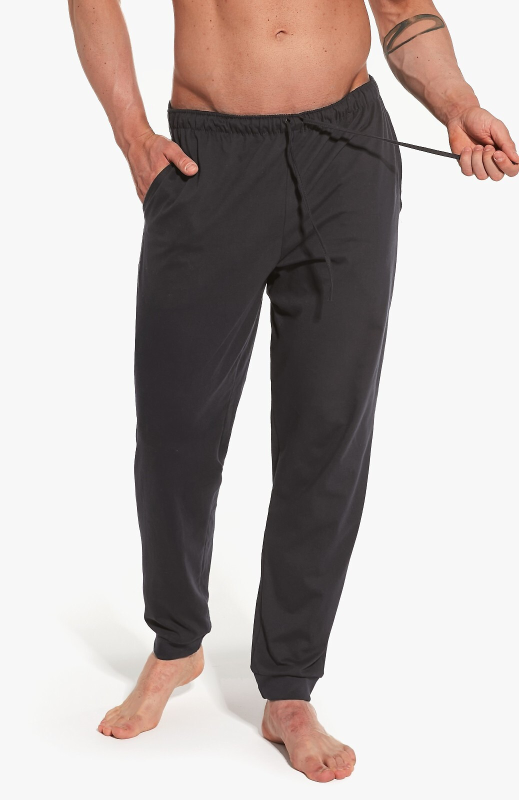 Cornette 331/02 S-2XL pánské pyžamové kalhoty grafit XXL (obrázek 3)