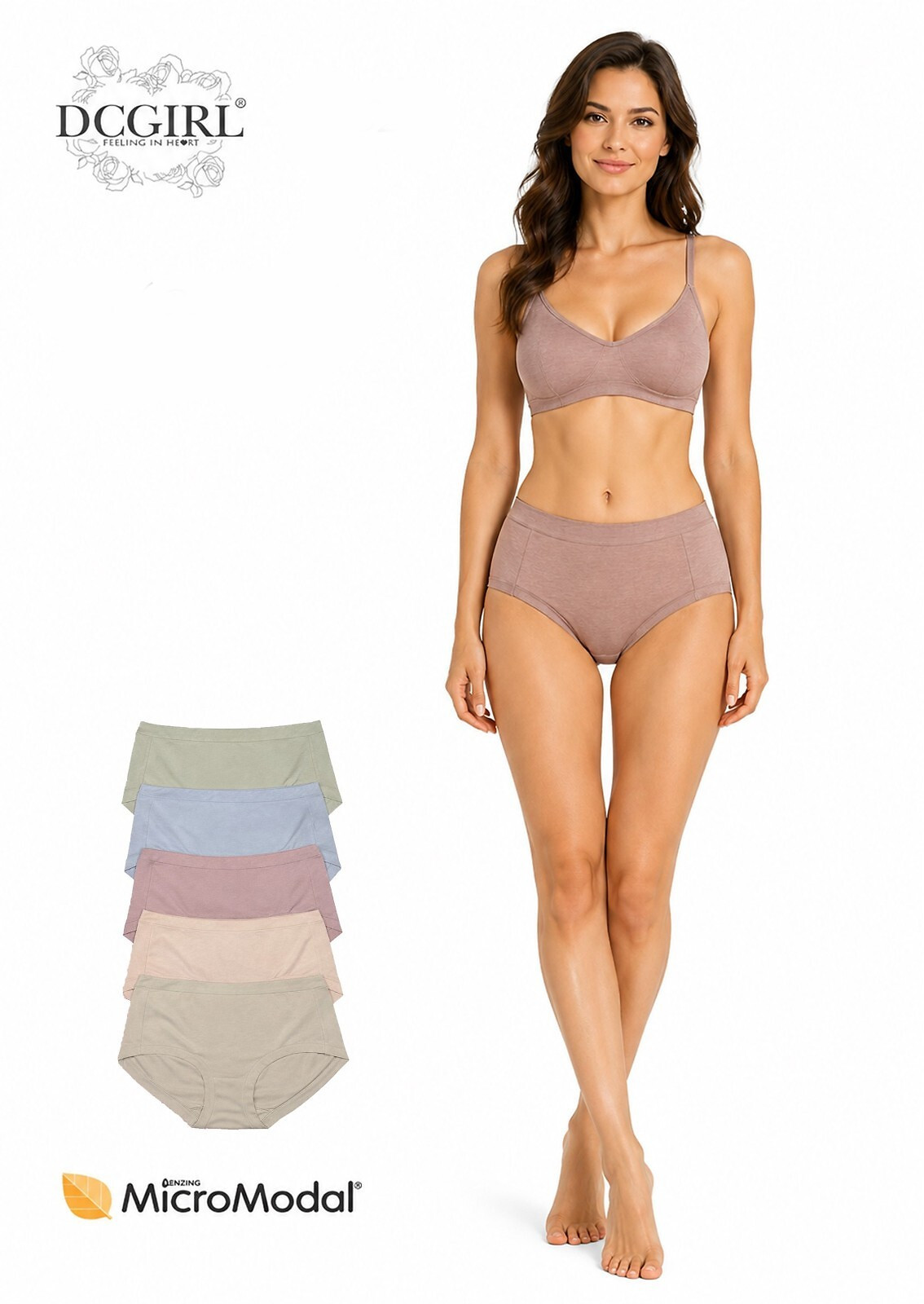DC Dievčenské nohavičky 26823 A'2 M-XL směs barev XL
