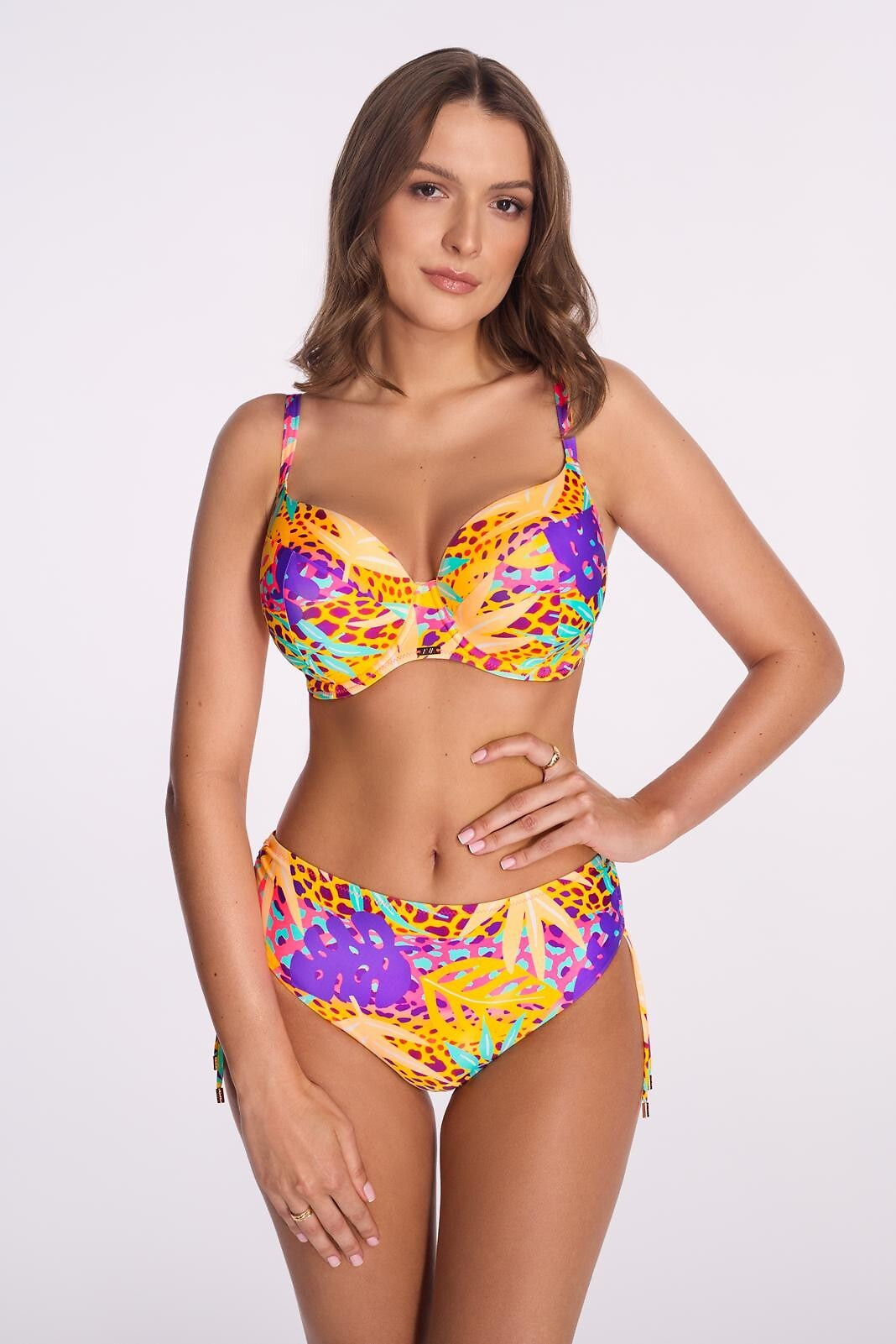 Levně Spodní díl plavek Ava SF 240/2 Jungle Pop S-3XL jungle pop XXL-44