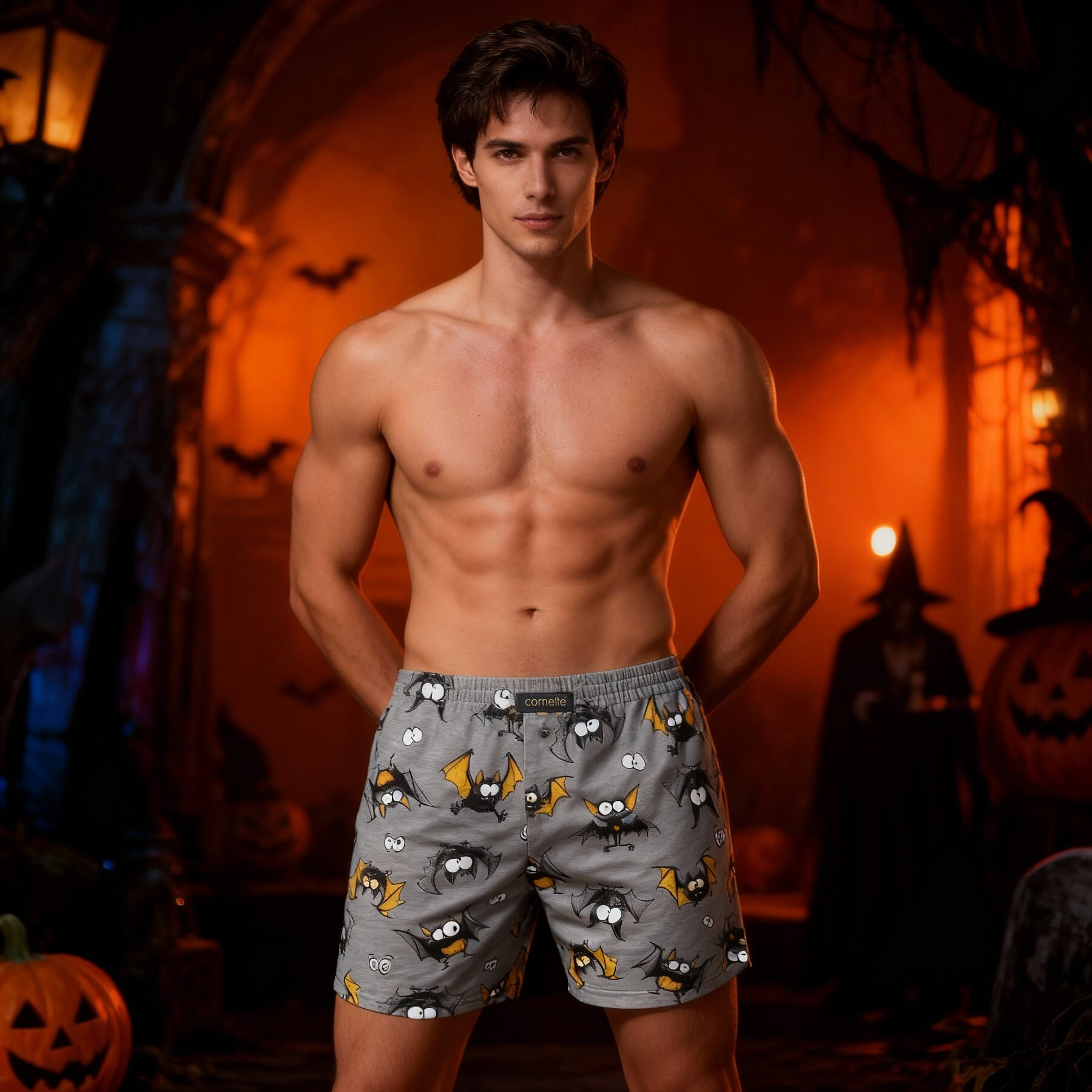 Boxerky Cornette Classic 011/182 3XL-5XL šedá 3xl