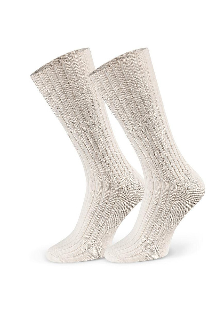 Steven art.185 vlnené rebrované ponožky pre ženy 35-40 džínovina 35-37