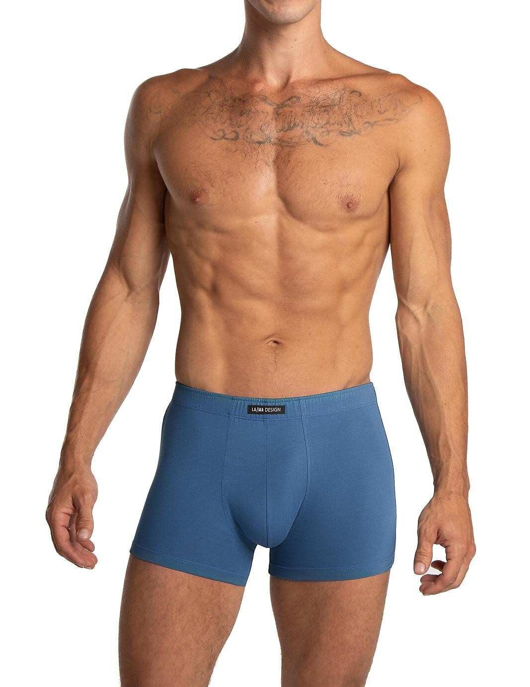 Lama boxerky M-1070 SZ A'3 M-2XL námořnicky modrá-grafitová XXL