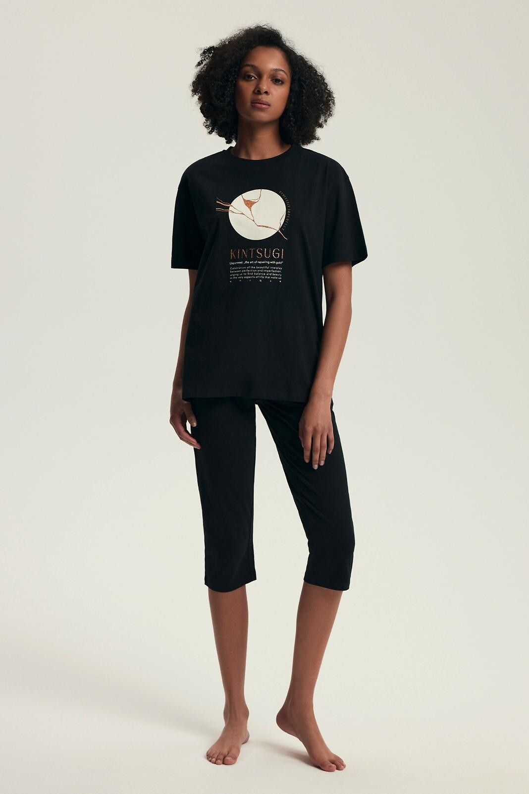 Henderson Dámske pyžamo 43728 Dairoku w/r S-3XL černá S