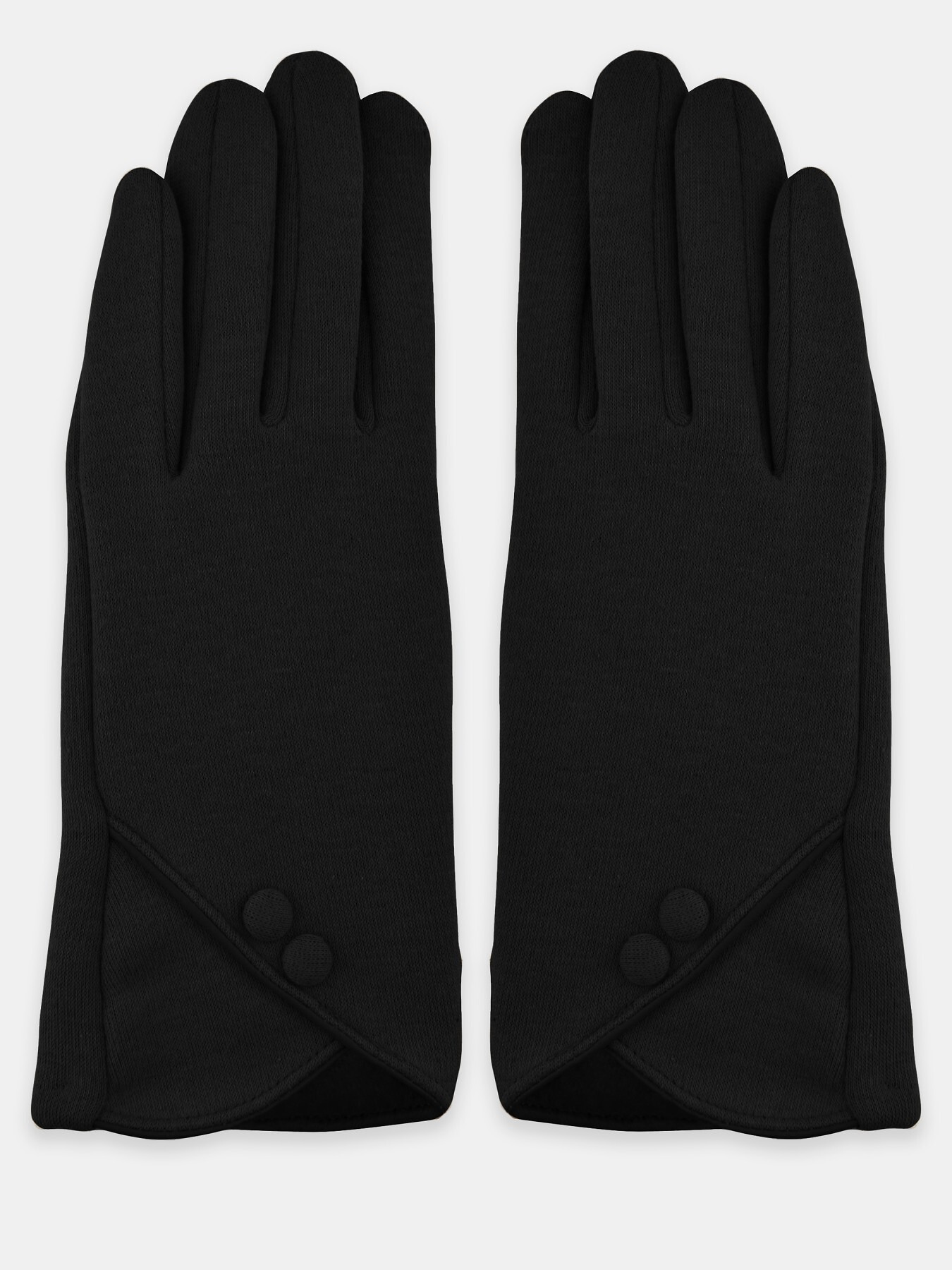 Noviti RW045 Dámske rukavice s gombíkmi černá 24 cm