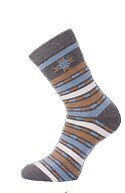 WiK 37761 Dámske ponožky vzor 35-42 tmavě šedá 35-38