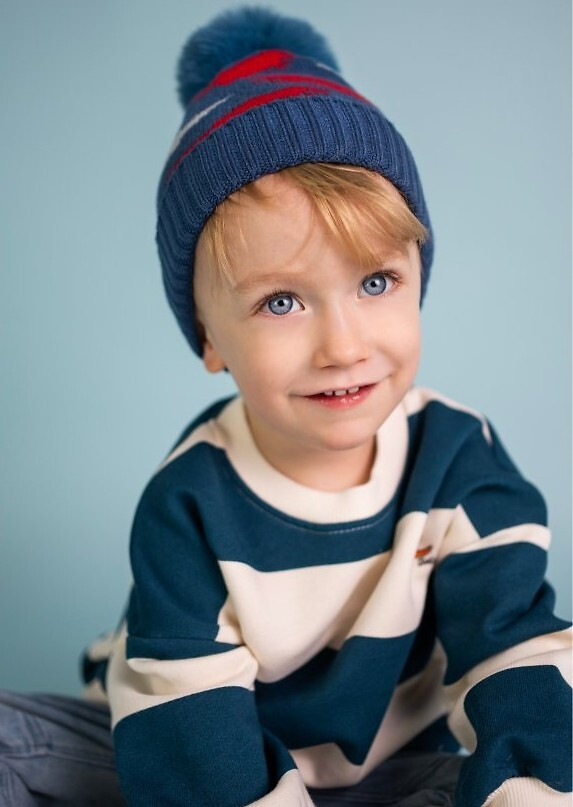 Čepice Umění Polo23359 Cozy Dino šedá 40-45 cm