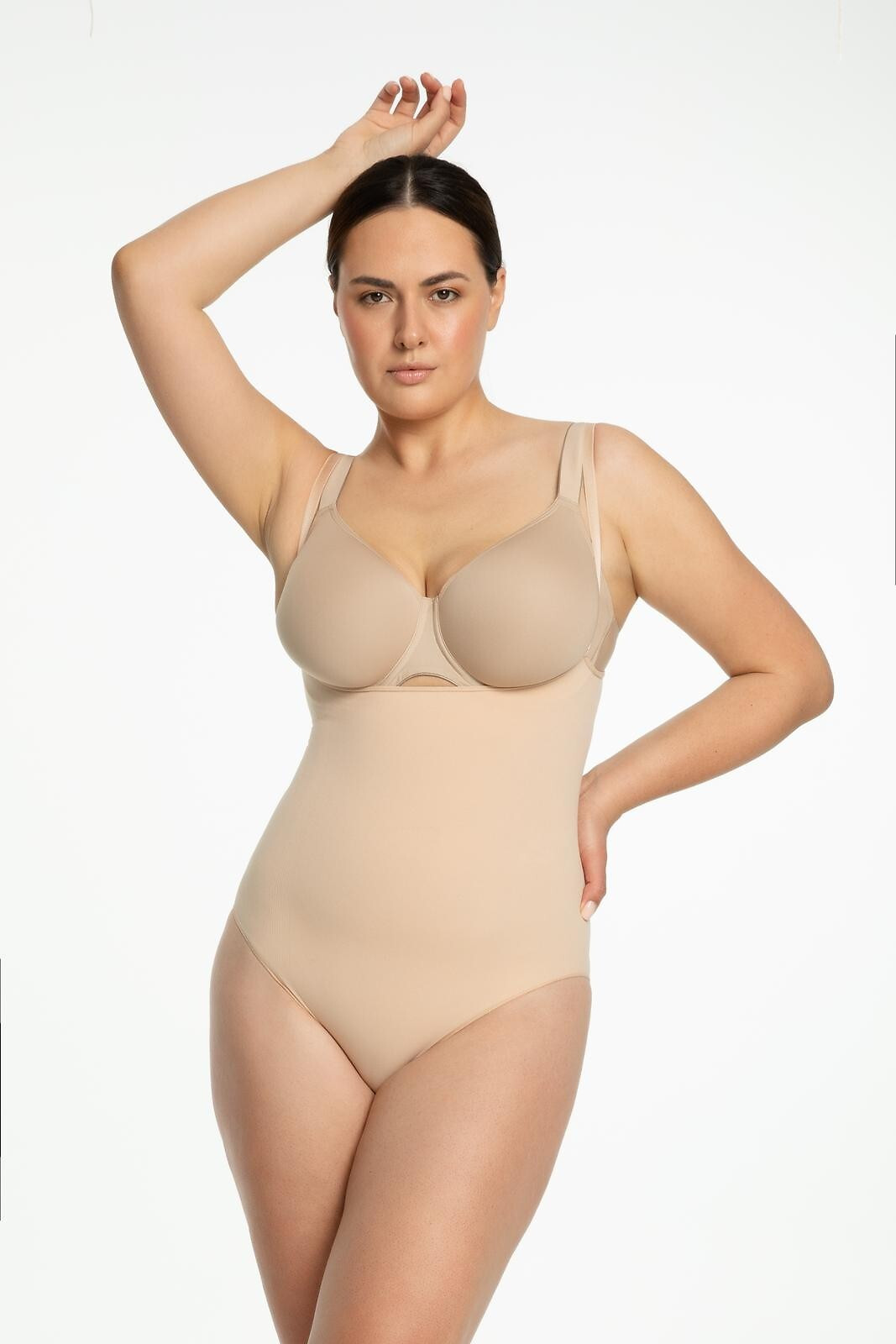 Julimex Pod poprsím zeštíhlující tělo 419 Seamless S-XL béžová XXL (obrázek 4)