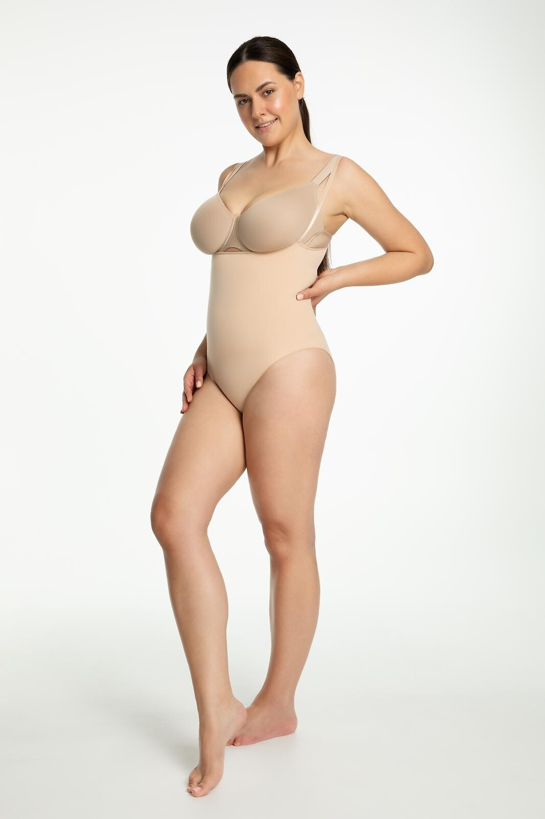 Julimex Pod poprsím zeštíhlující tělo 419 Seamless S-XL béžová XXL (obrázek 5)
