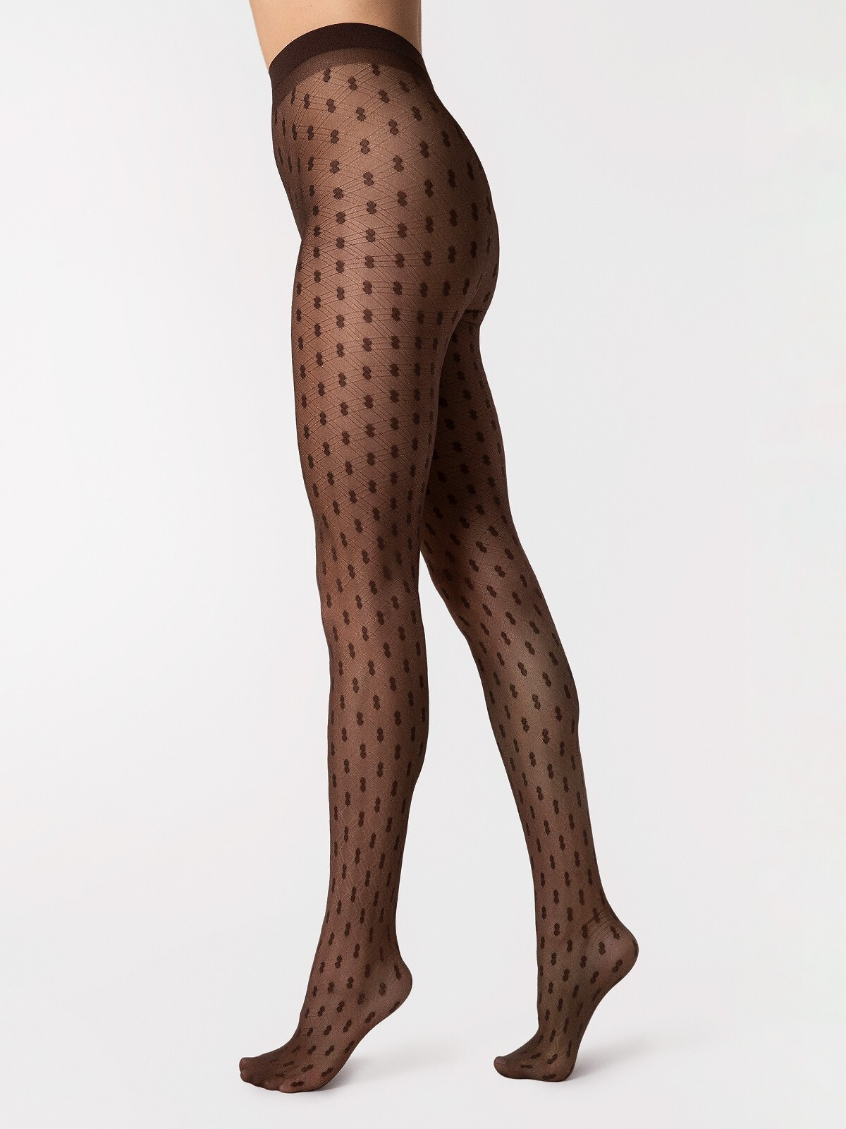 Fiore pančuchy G 6125 Bijou 20 den 2-4 černá 4-L