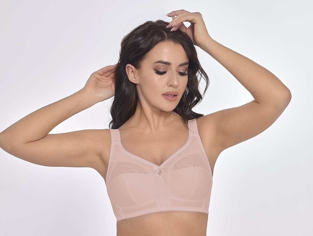 PODPRSENKA 585/PODPRSENKA IRENA :70-95-PINK PORCELÁNOVÁ RŮŽE 90 J