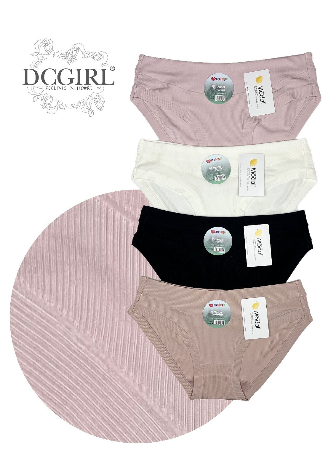 DC Dievčenské nohavičky 26717 A'2 S-XL směs barev XL