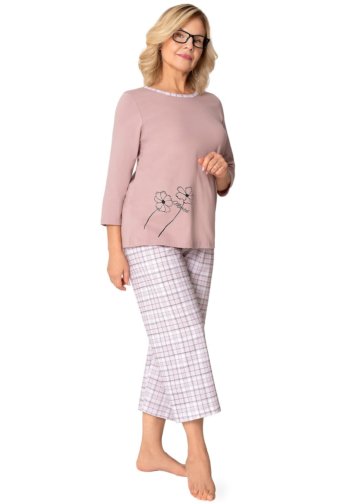 Pyžamo Martel 272 Gabrysia II 7/8 M-3XL růžová L (obrázek 6)