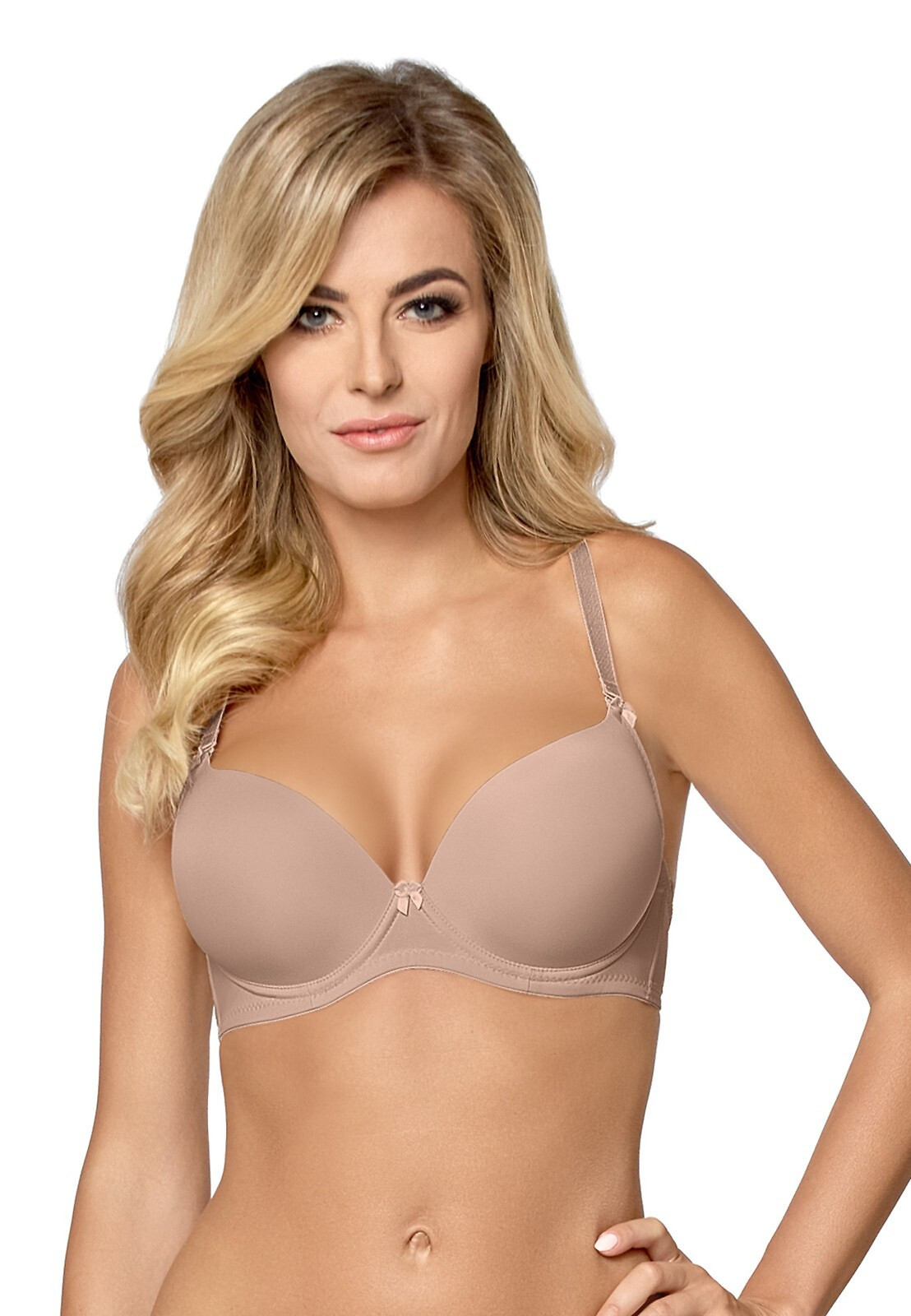 Podprsenka Mefemi Ida Mocca push-up mocca 75B (obrázek 4)
