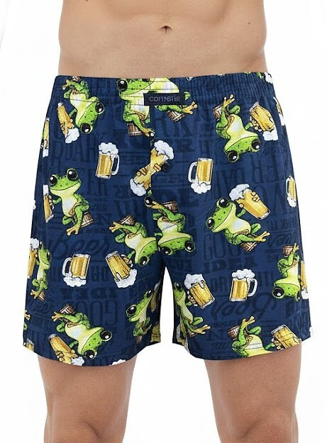 Boxerky Cornette Classic 011/183 Frog 3XL-5XL tmavě modrá 3xl (obrázek 4)