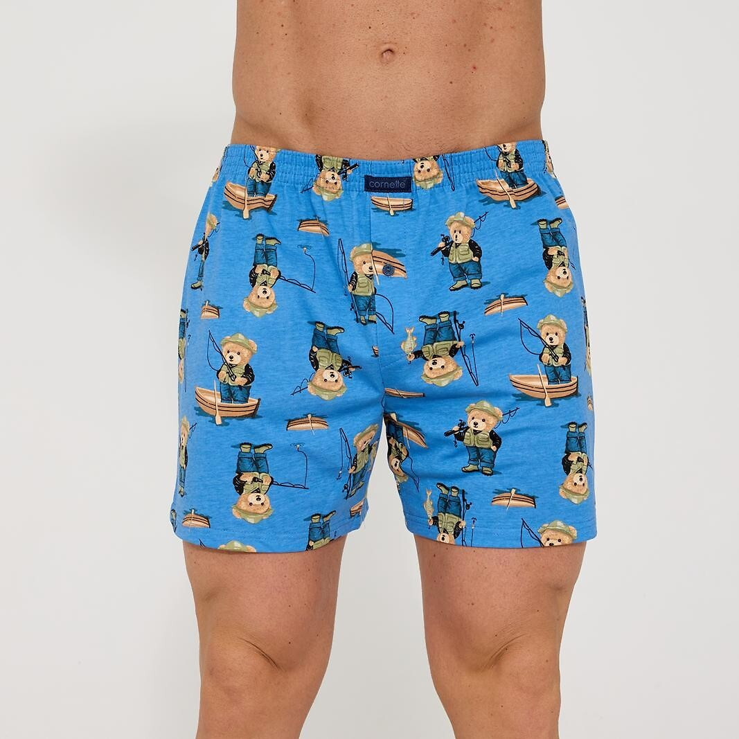 Boxerky Cornette Classic 011/188 3XL-5XL Modrá 3xl