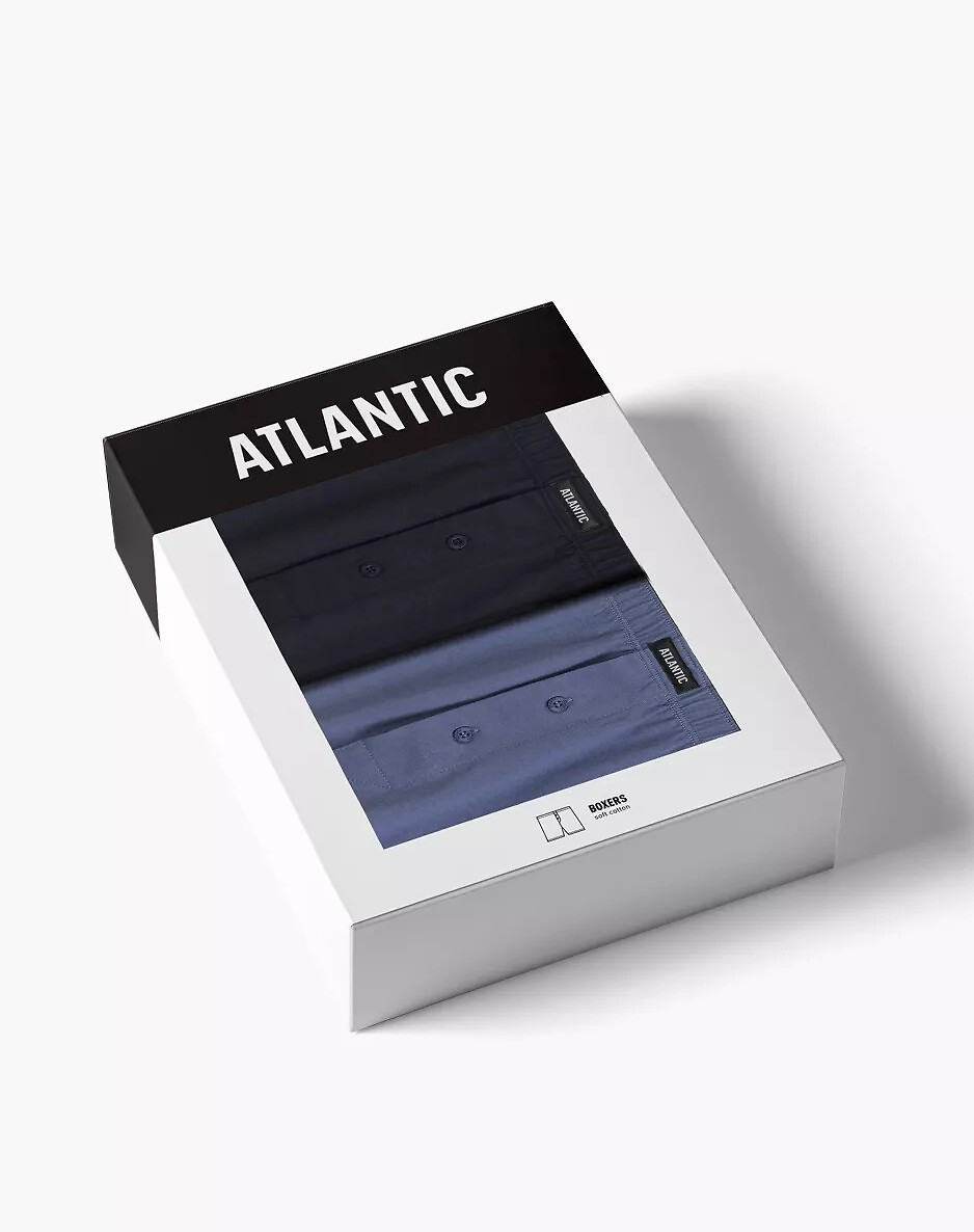 Boxerky Atlantic 2MBX-054 A'2 M-3XL džínová modř XL (obrázek 3)