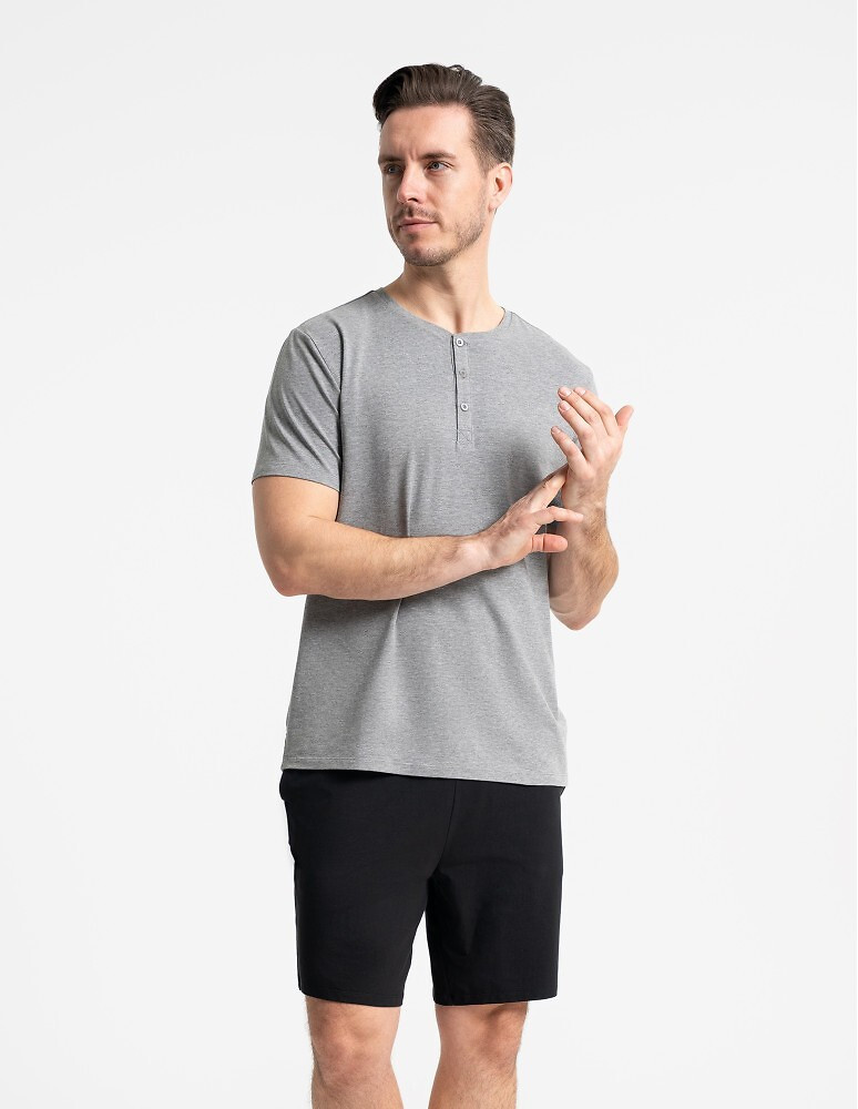 Pánské pyžamo Moraj PDM3700-006 Barva: Šedá, Velikost: XL