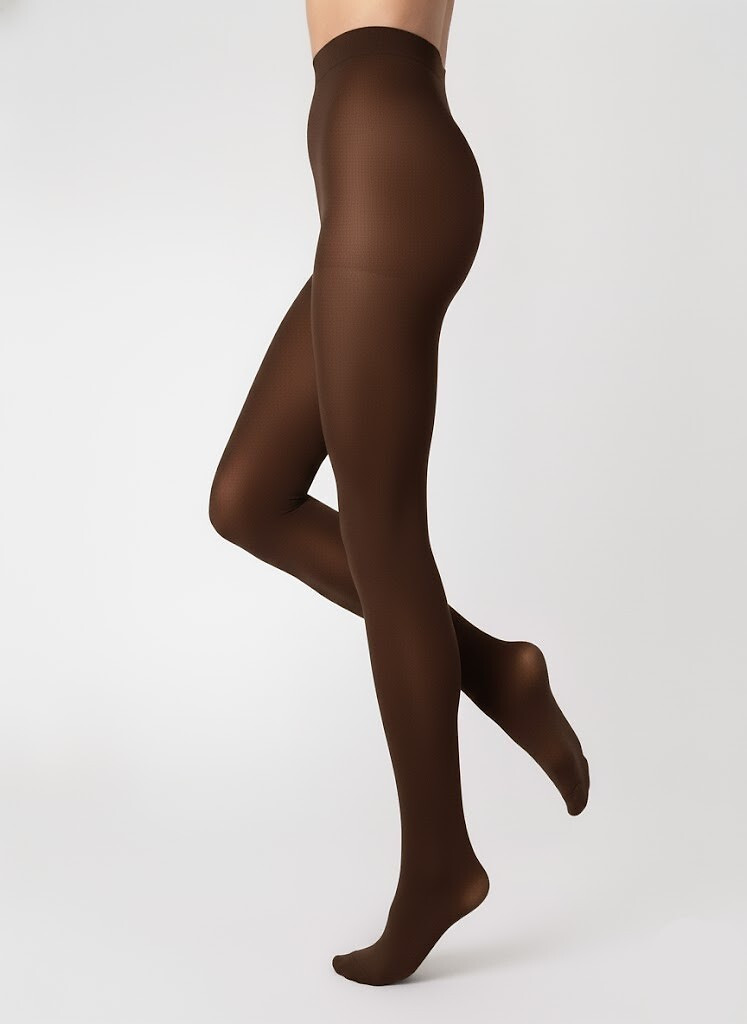 Fiore punčocháče C 5112 Olga 100 den 5-XL mocca 5-XL