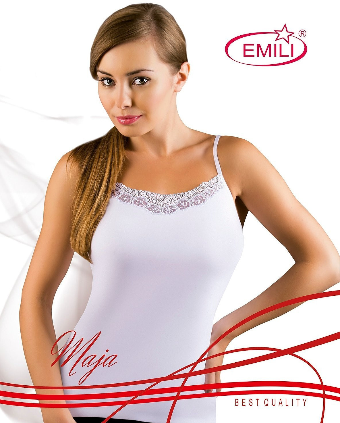 Černá dámská košilka Emili Maja S-XL černá S