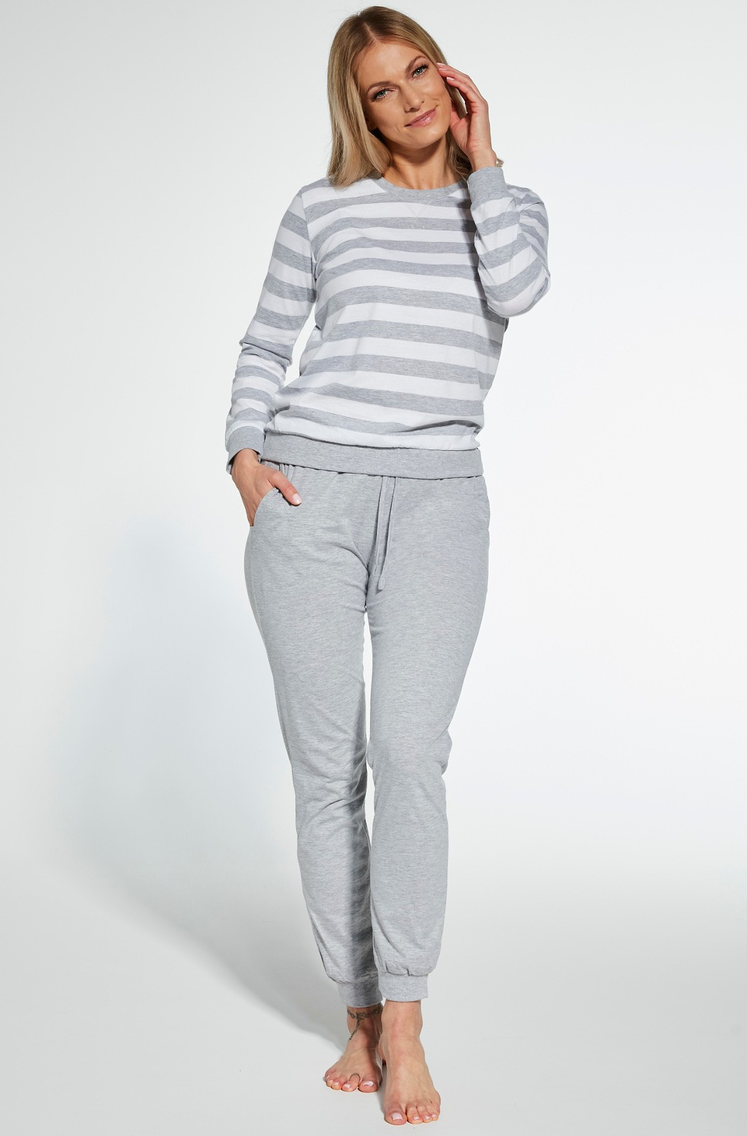Dámské pyžamo Molly model 15257502 - Cornette Barva: bílá, Velikost: XL