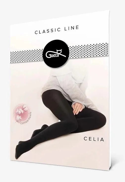 Dámské punčochové kalhoty Gatta Celia 5-XL nero/černá 5-XL (obrázek 4)