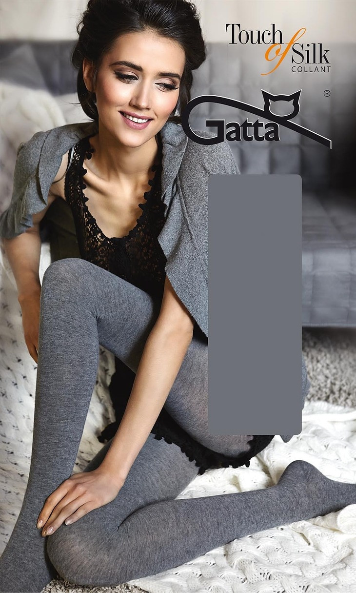 Dámské punčochové kalhoty Gatta Touch of Silk Mel.nero/černá 4-L