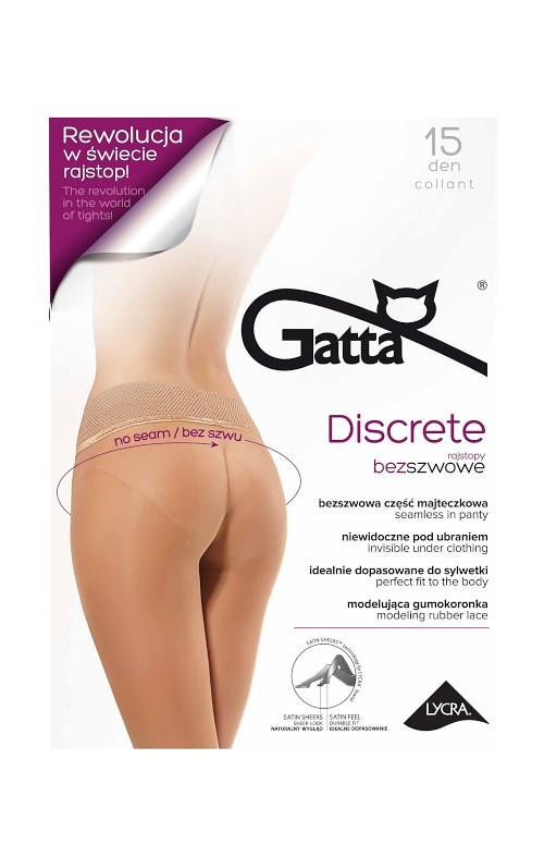 Dámské punčochové kalhoty Gatta Discrete 15 den nero/černá 2-S