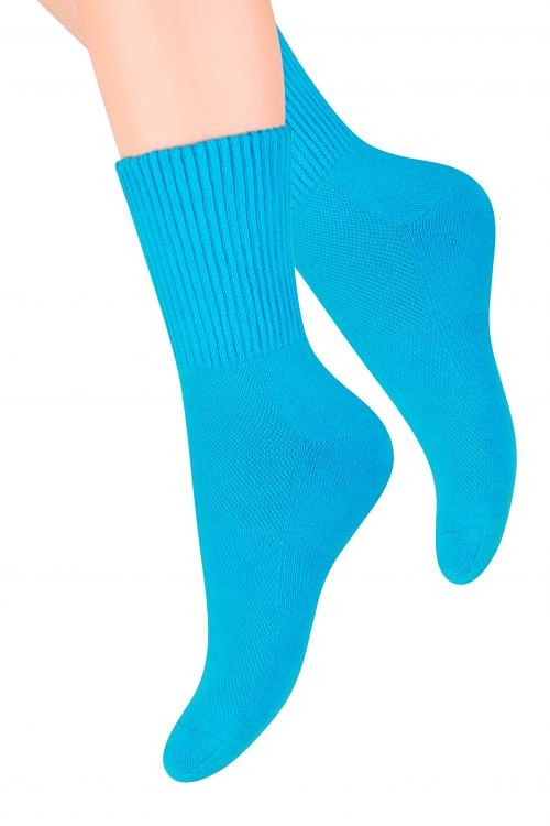 E-shop Dámske ponožky Steven Fitness art.127 melanžově šedá 35-37