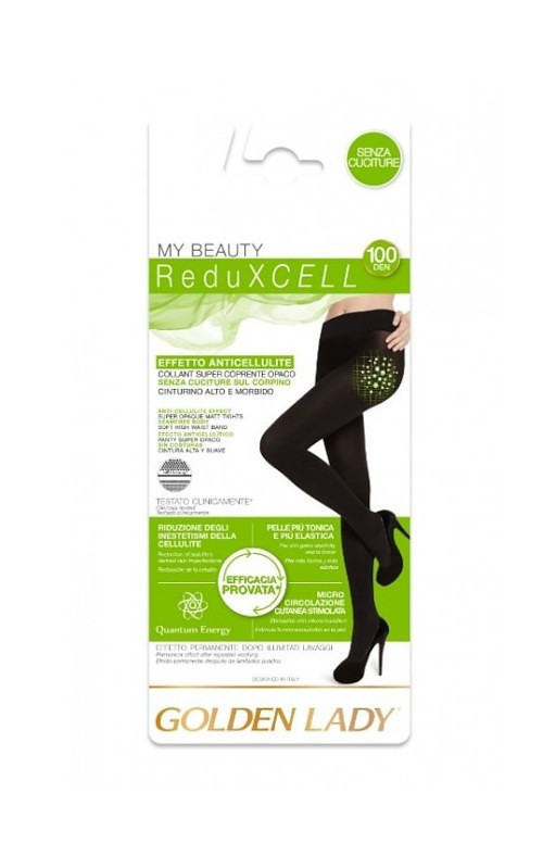 Golden Lady My Beauty Reduxcell pančuchy 100 den 2-5 nero/černá 2-S